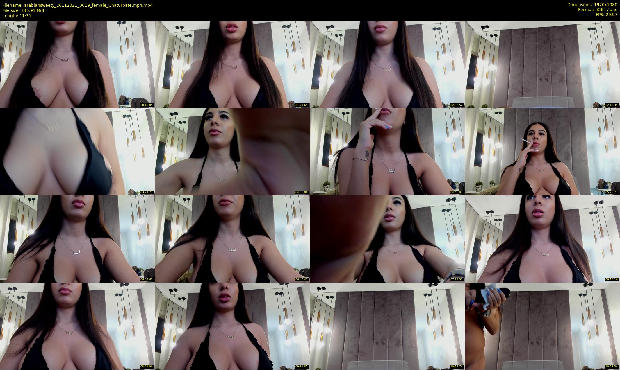 arabiansweety — 12 minute Chaturbate female cam show recording, 1080p, Nov 26, 2021
