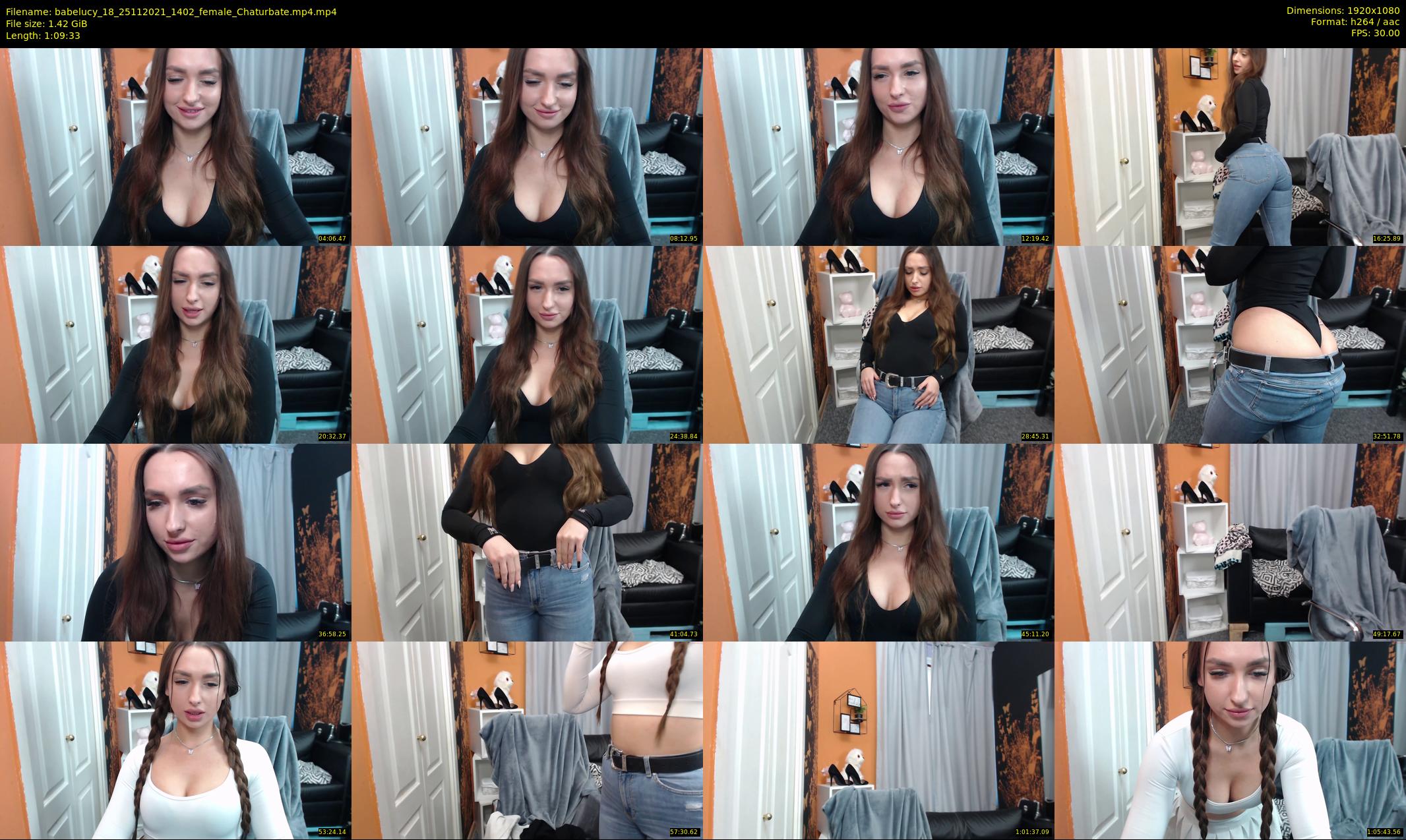 babelucy_18 — 70 minute Chaturbate female cam show recording, 1080p, Nov 25, 2021