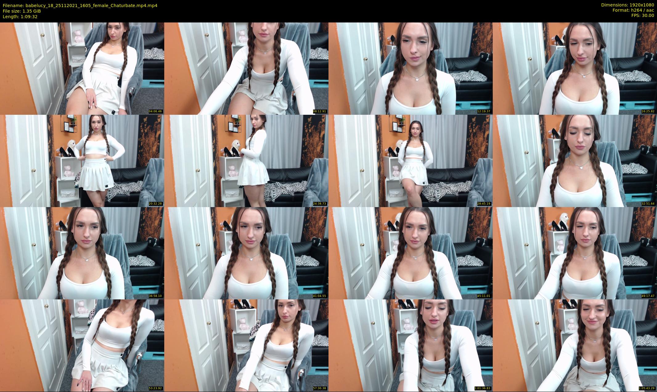 babelucy_18 — 70 minute Chaturbate female cam show recording, 1080p, Nov 25, 2021