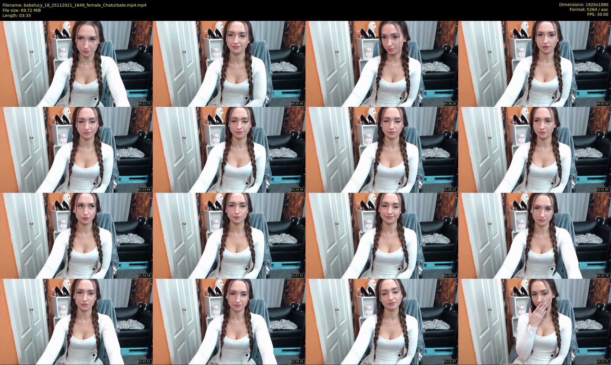babelucy_18 — 4 minute Chaturbate female cam show recording, 1080p, Nov 25, 2021