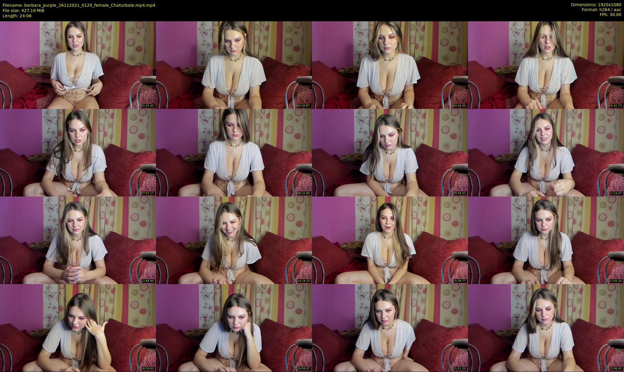 barbara_purple — 25 minute Chaturbate female cam show recording, 1080p, Nov 26, 2021