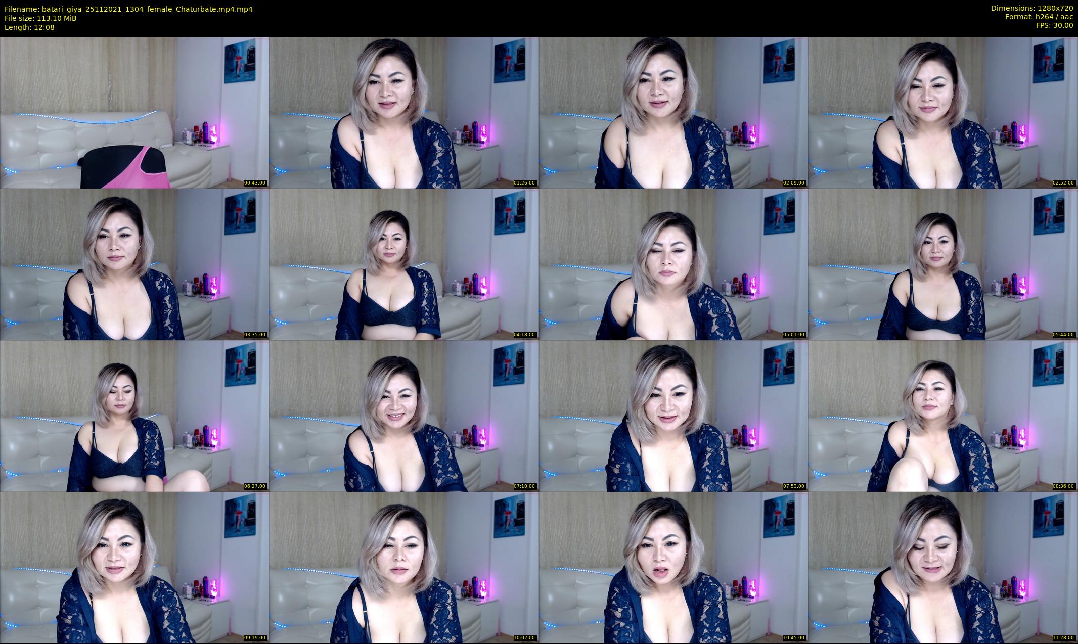batari_giya — 13 minute Chaturbate female cam show recording, 720p, Nov 25, 2021