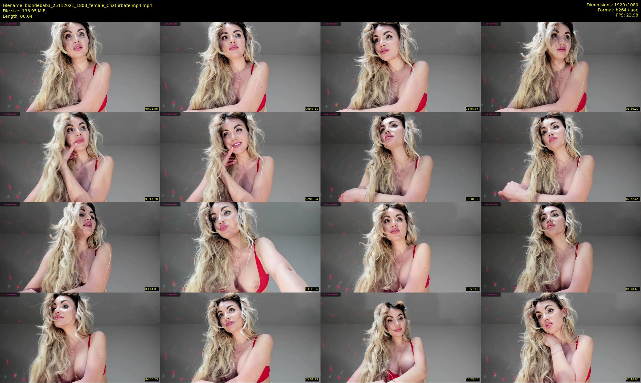 blondebab3 — 7 minute Chaturbate female cam show recording, 1080p, Nov 25, 2021
