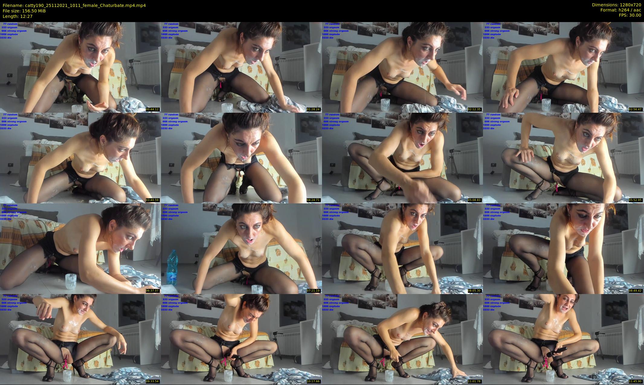 catty190 — 13 minute Chaturbate female cam show recording, 720p, Nov 25, 2021