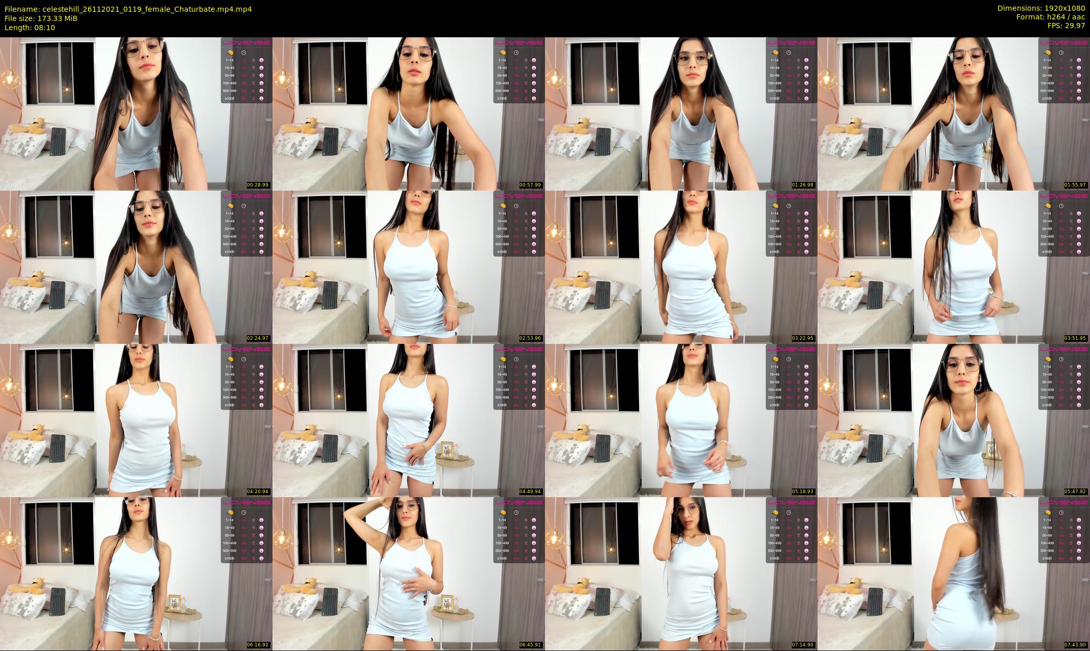 celestehill — 9 minute Chaturbate female cam show recording, 1080p, Nov 26, 2021