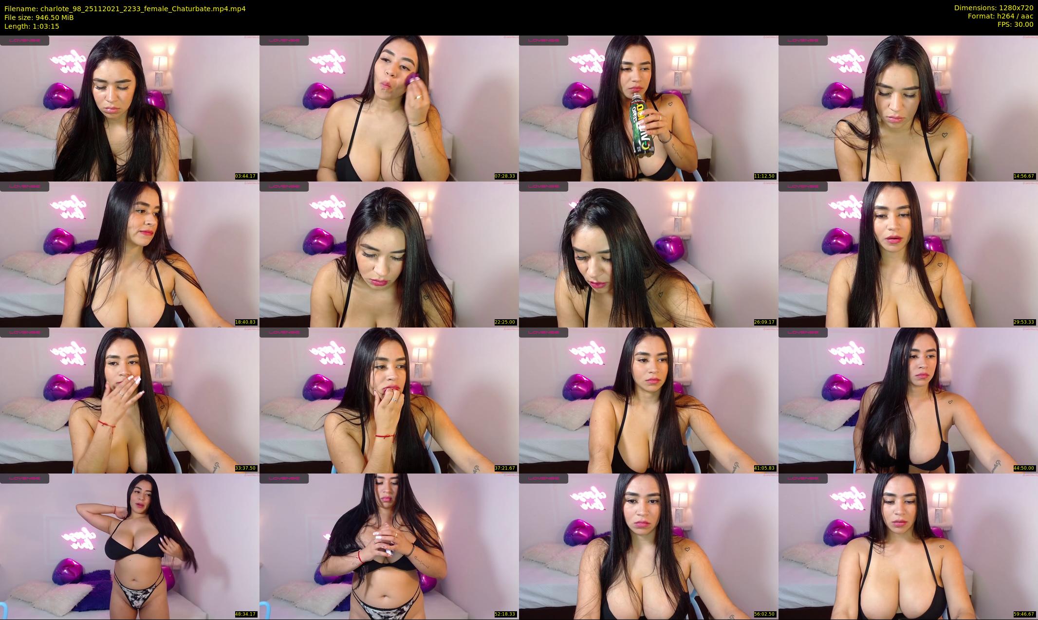 charlote_98 — 64 minute Chaturbate female cam show recording, 720p, Nov 25, 2021