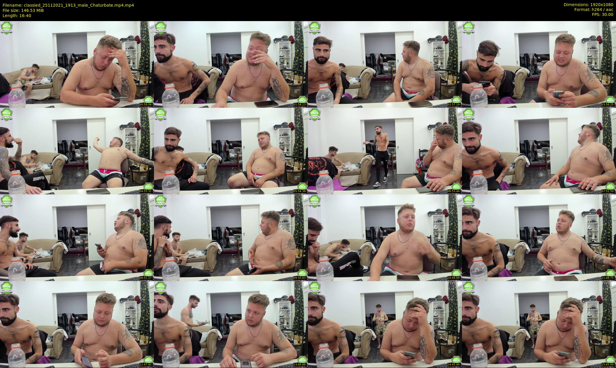 classied — 17 minute Chaturbate male cam show recording, 1080p, Nov 25, 2021