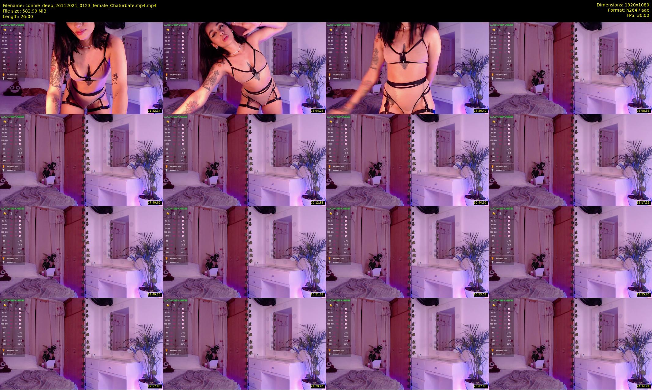 connie_deep — 26 minute Chaturbate female cam show recording, 1080p, Nov 26, 2021