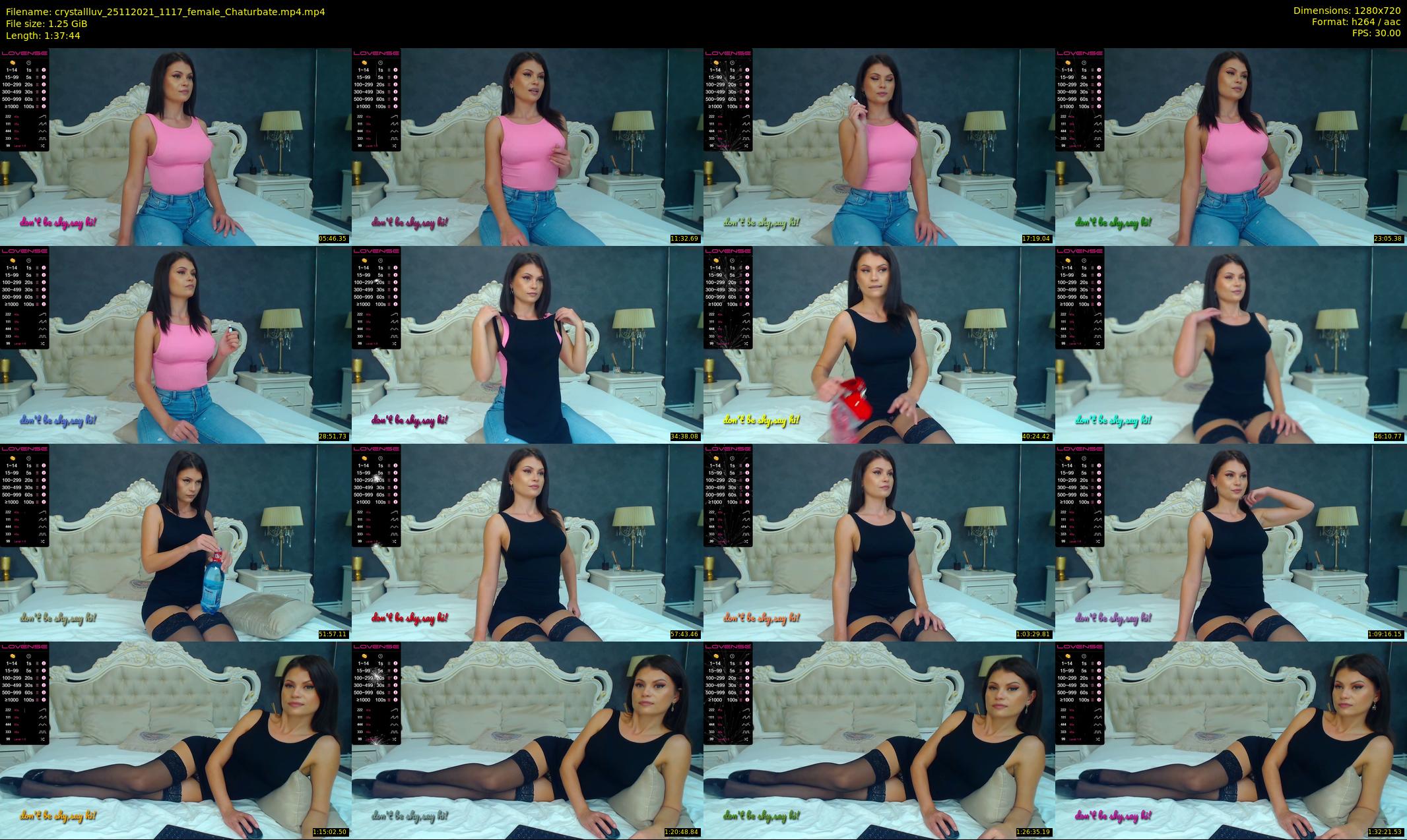 crystallluv — 98 minute Chaturbate female cam show recording, 720p, Nov 25, 2021