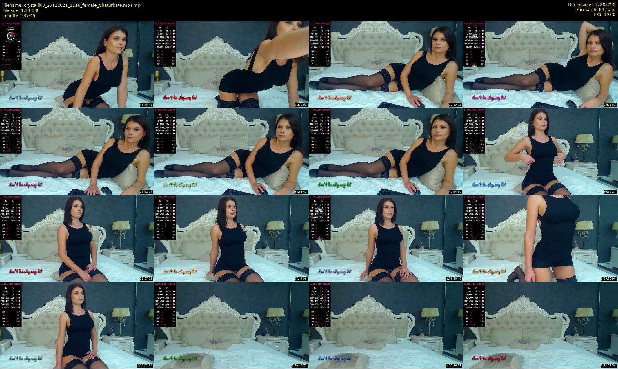 crystallluv — 98 minute Chaturbate female cam show recording, 720p, Nov 25, 2021