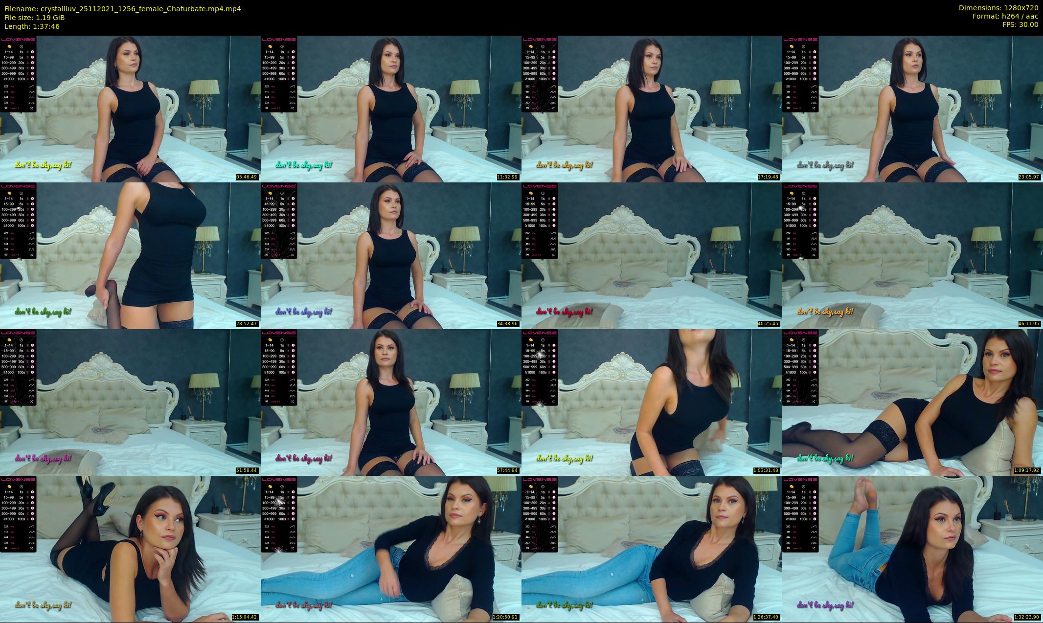 crystallluv — 98 minute Chaturbate female cam show recording, 720p, Nov 25, 2021