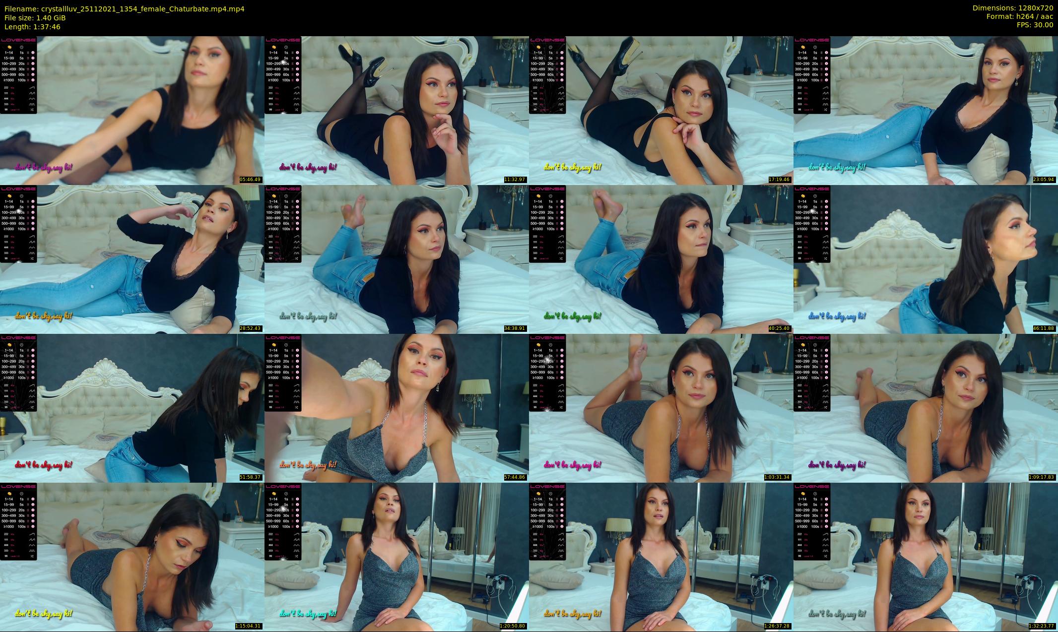 crystallluv — 98 minute Chaturbate female cam show recording, 720p, Nov 25, 2021