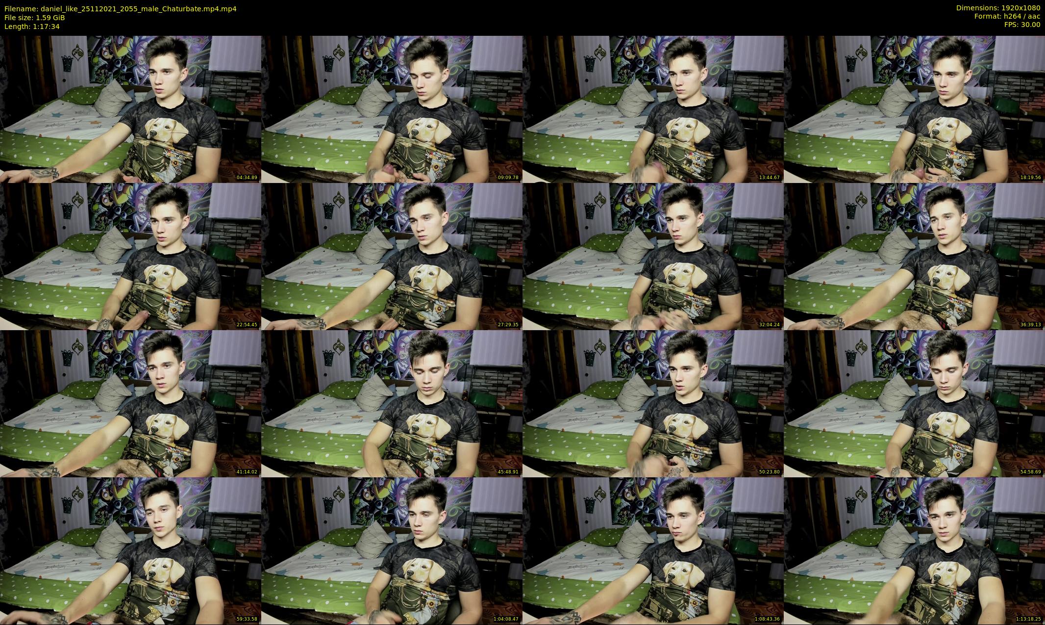 daniel_like — 78 minute Chaturbate male cam show recording, 1080p, Nov 25, 2021