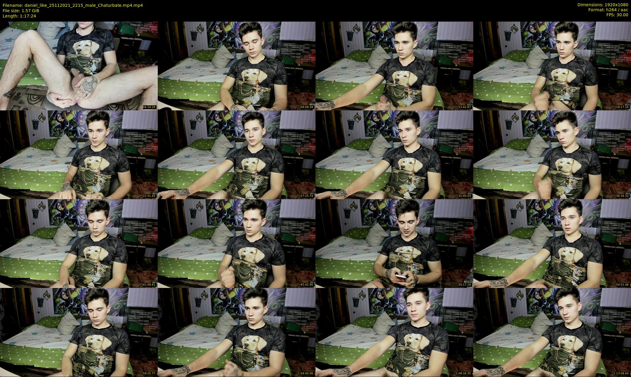 daniel_like — 78 minute Chaturbate male cam show recording, 1080p, Nov 25, 2021