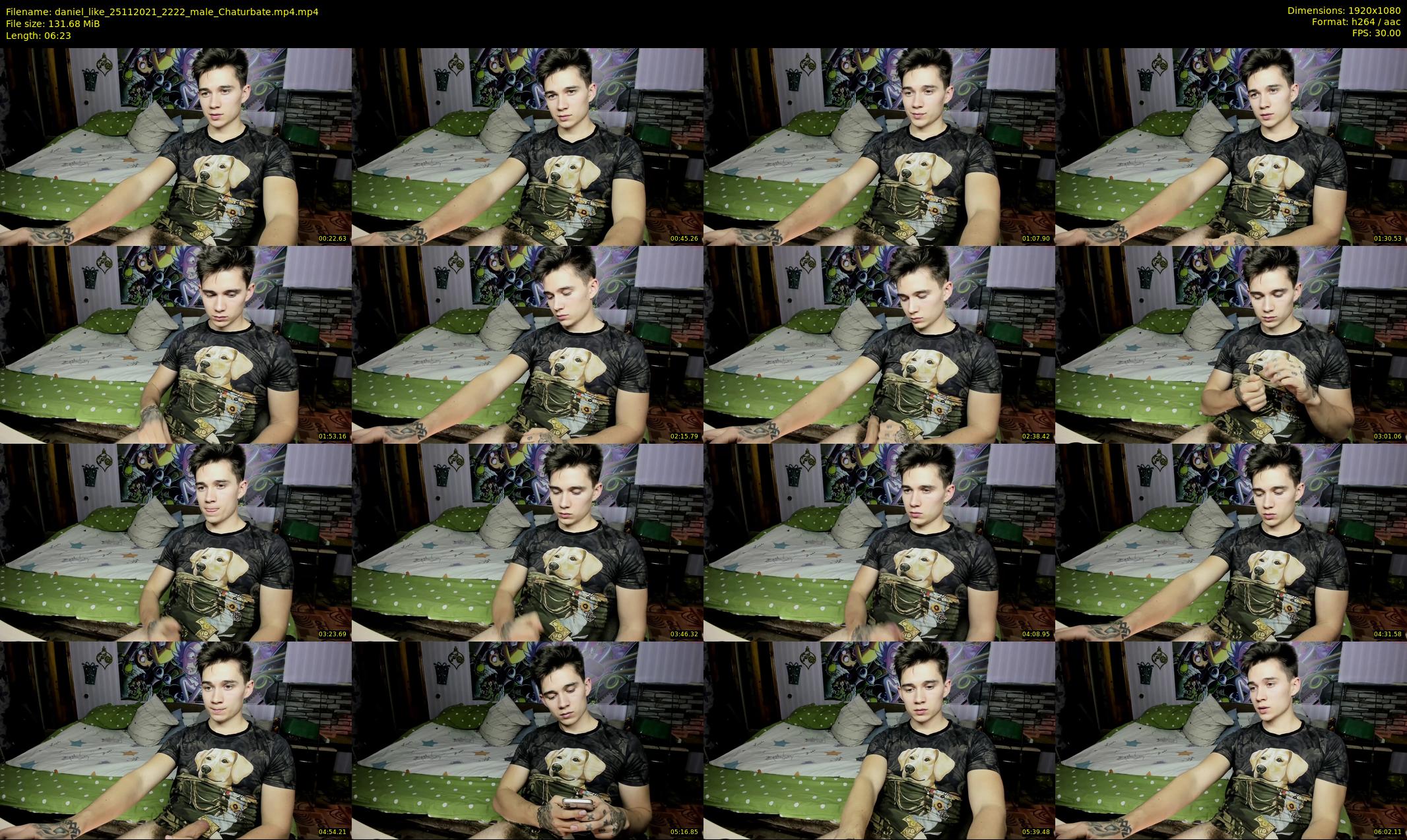 daniel_like — 7 minute Chaturbate male cam show recording, 1080p, Nov 25, 2021