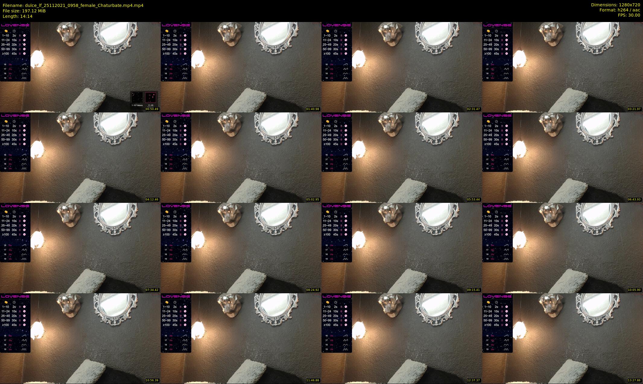 dulce_lf — 15 minute Chaturbate female cam show recording, 720p, Nov 25, 2021