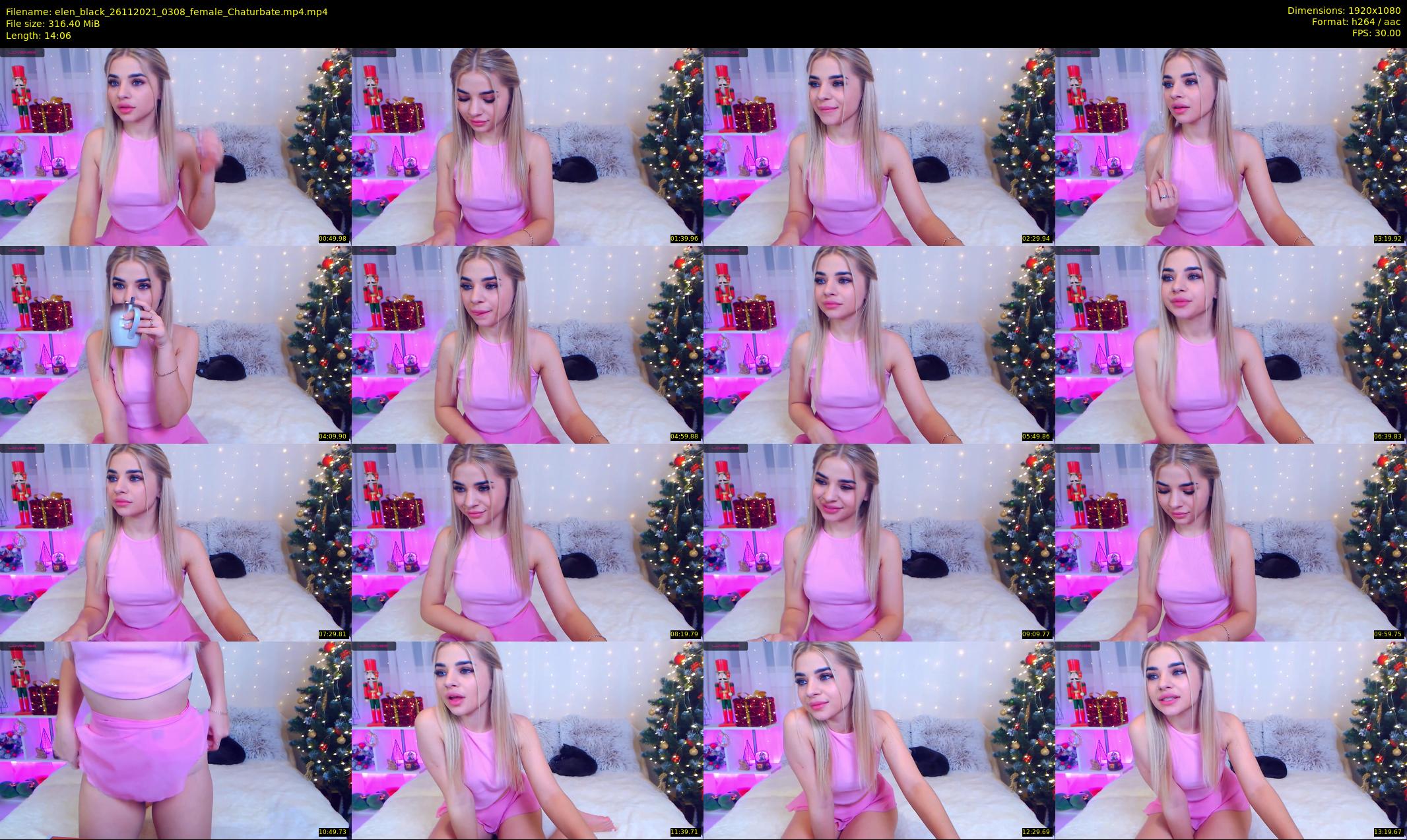 elen_black — 15 minute Chaturbate female cam show recording, 1080p, Nov 26, 2021