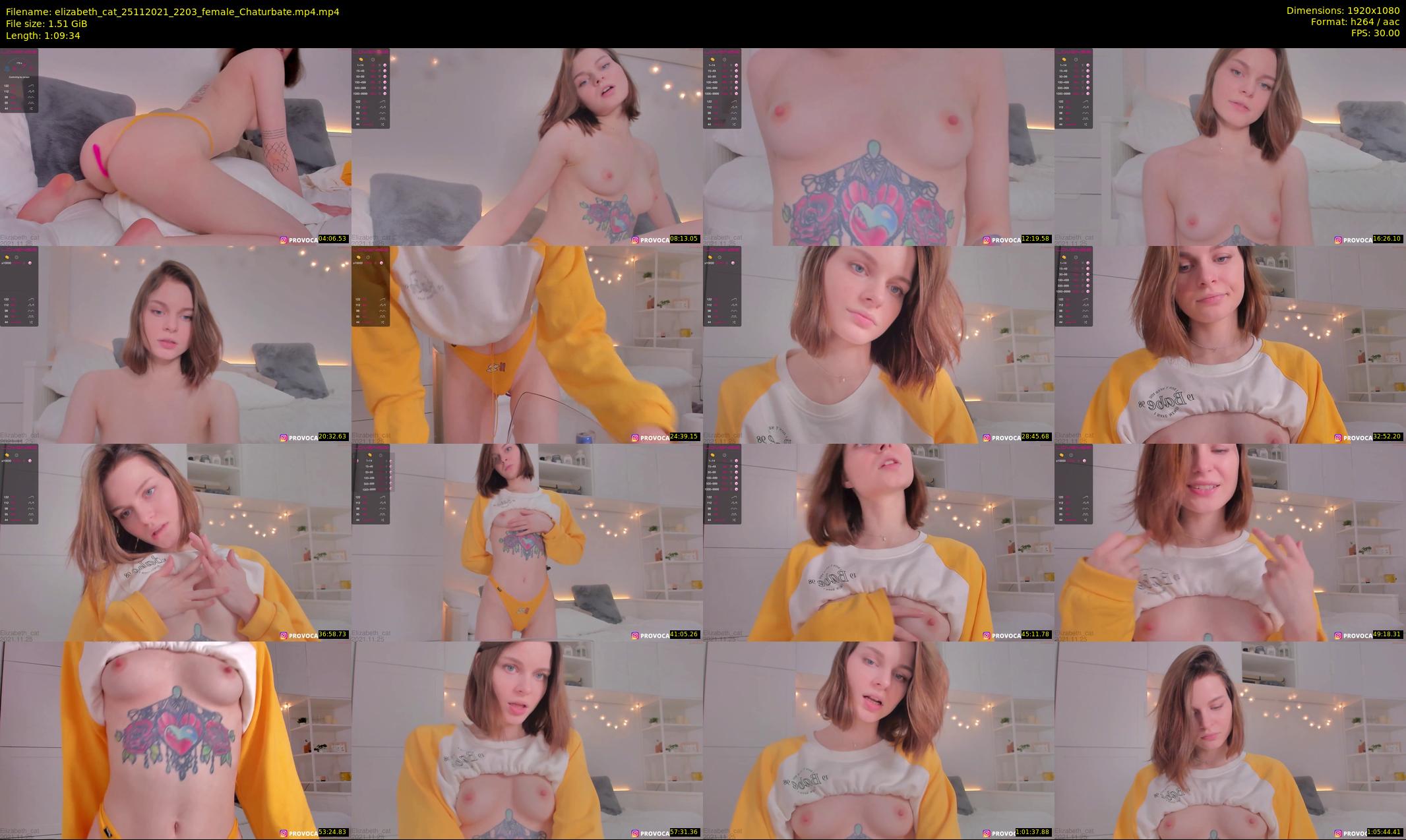 elizabeth_cat — 70 minute Chaturbate female cam show recording, 1080p, Nov 25, 2021