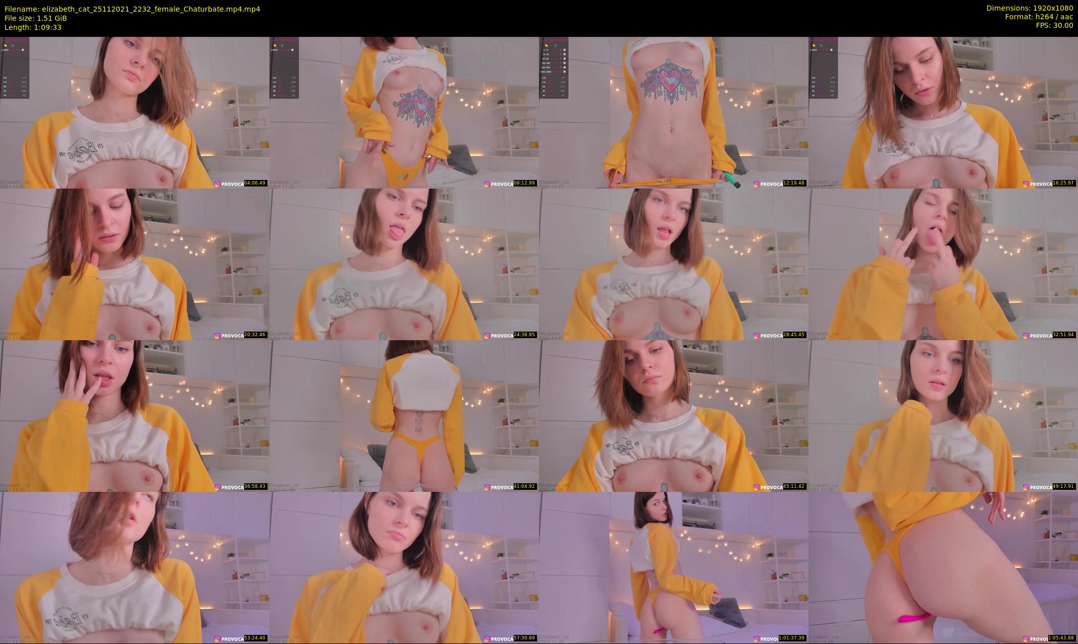 elizabeth_cat — 70 minute Chaturbate female cam show recording, 1080p, Nov 25, 2021