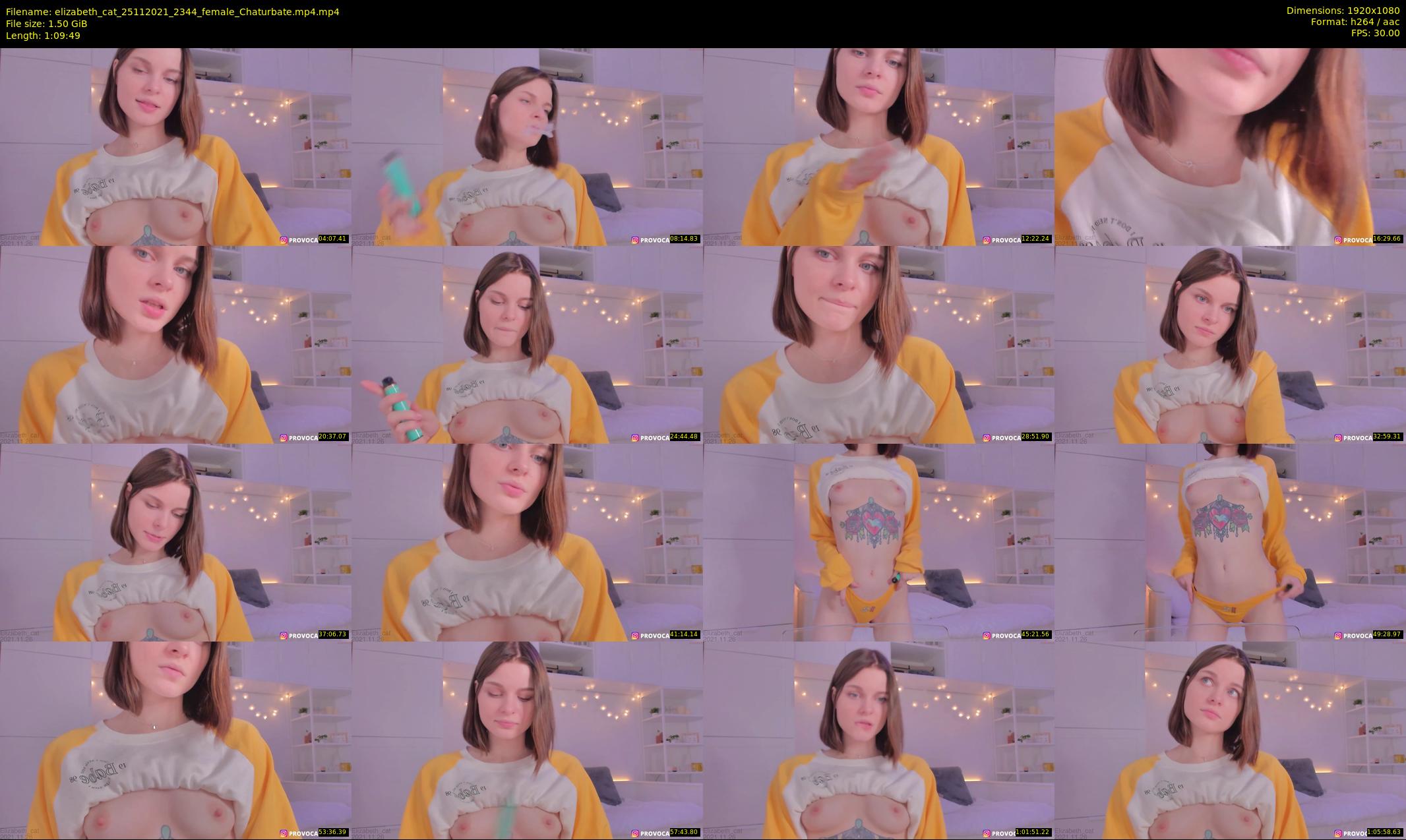 elizabeth_cat — 70 minute Chaturbate female cam show recording, 1080p, Nov 25, 2021