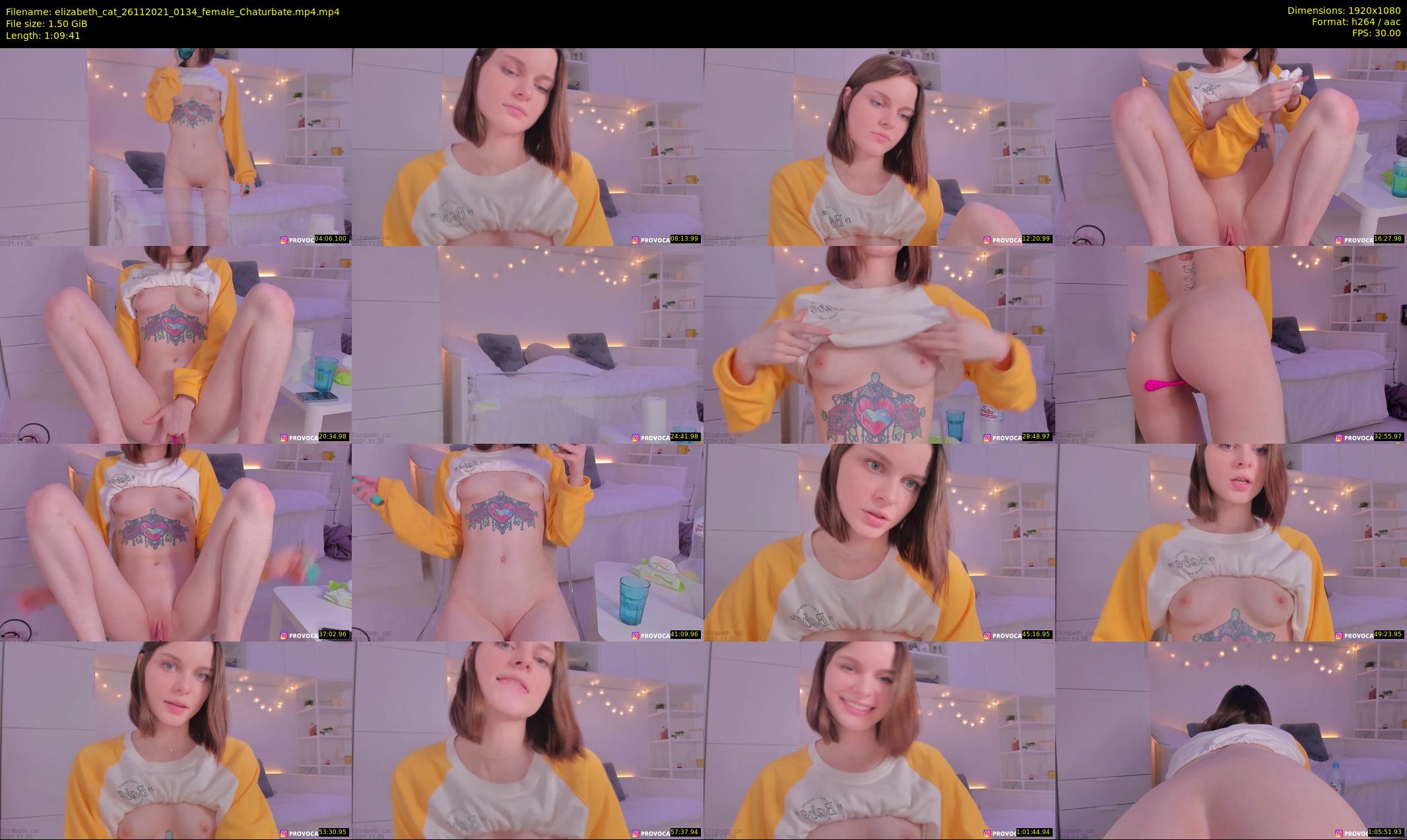 elizabeth_cat — 70 minute Chaturbate female cam show recording, 1080p, Nov 26, 2021