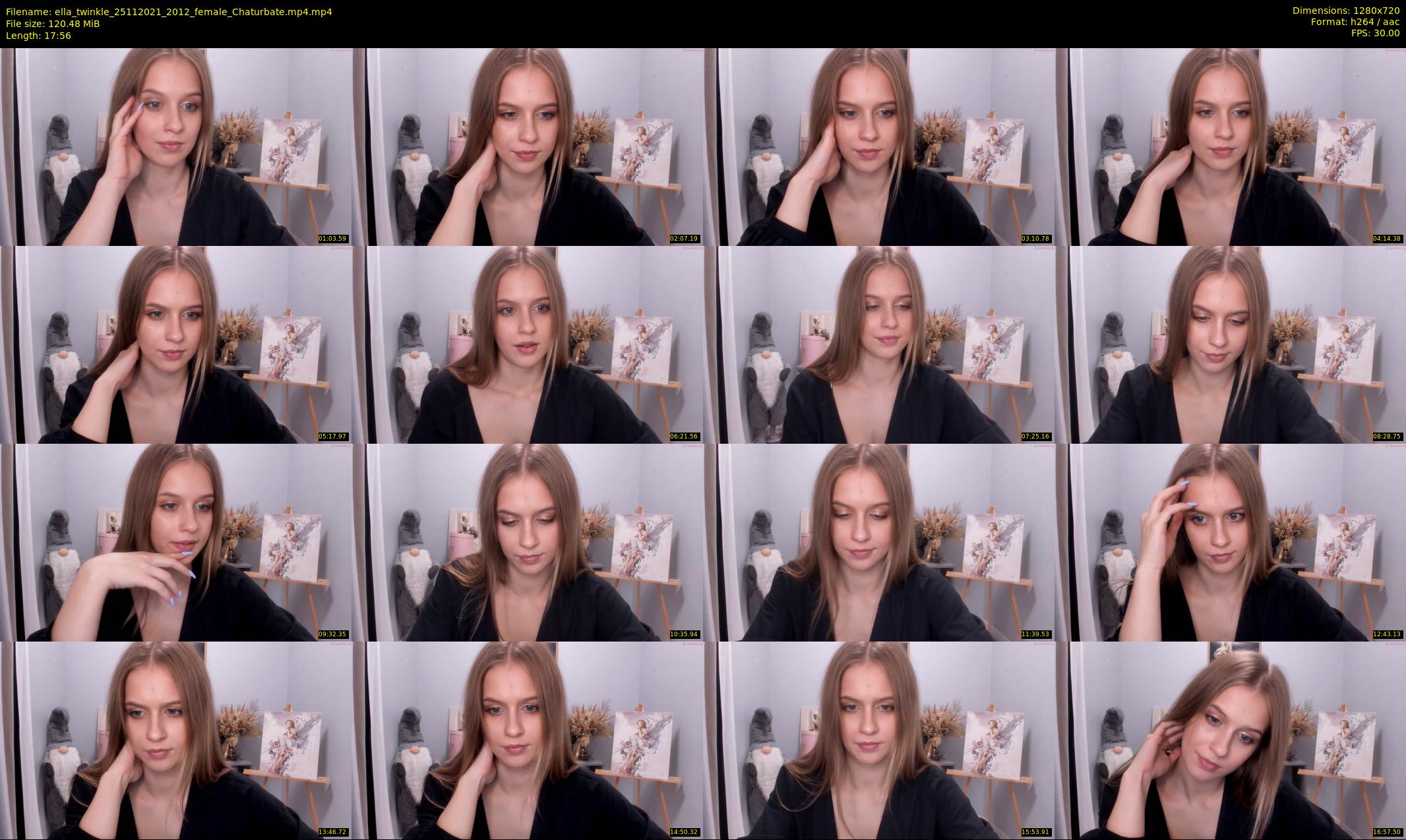 ella_twinkle — 18 minute Chaturbate female cam show recording, 720p, Nov 25, 2021