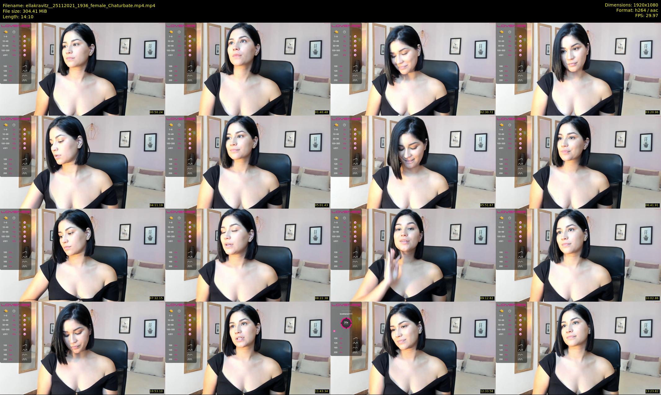 ellakravitz_ — 15 minute Chaturbate female cam show recording, 1080p, Nov 25, 2021