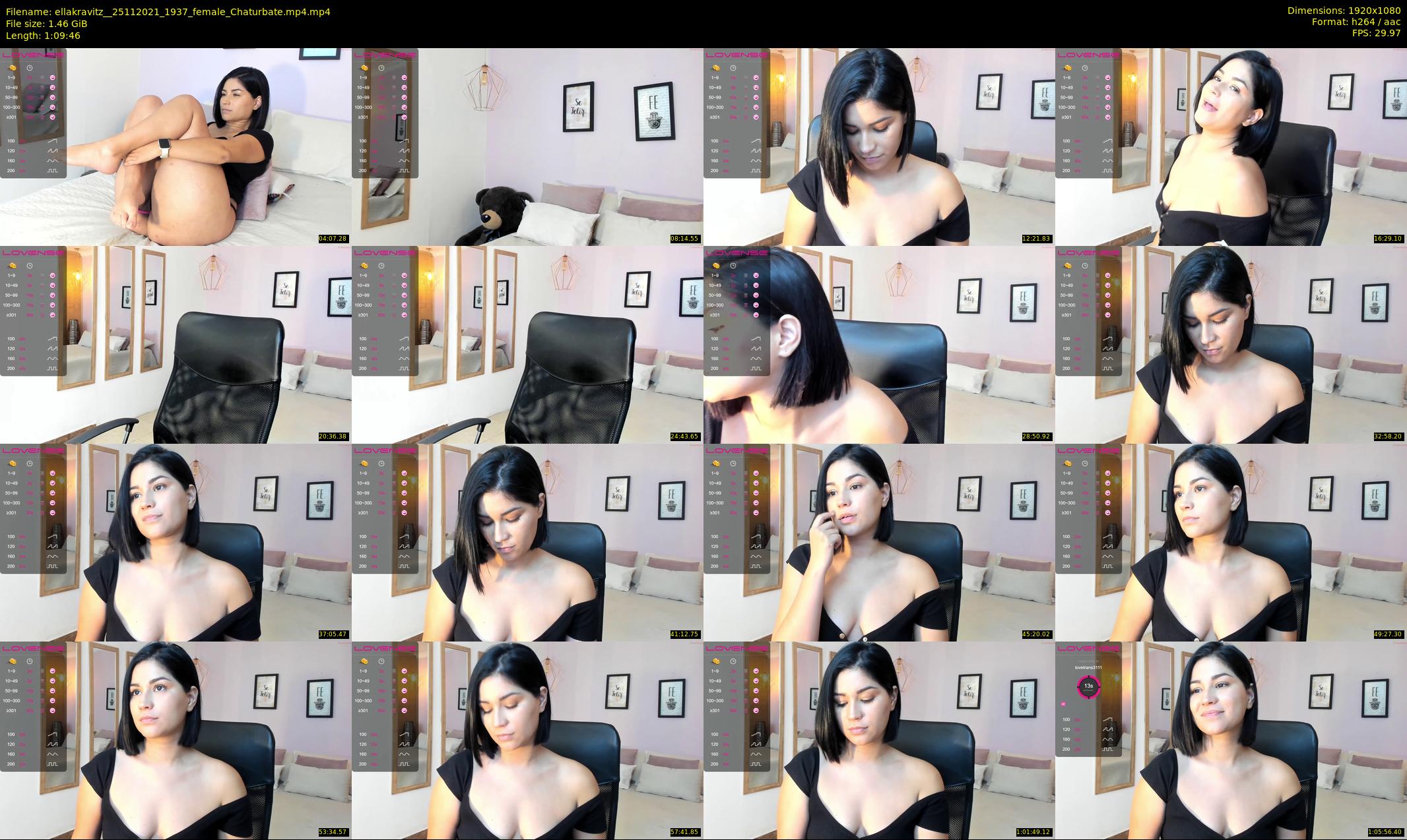 ellakravitz_ — 70 minute Chaturbate female cam show recording, 1080p, Nov 25, 2021