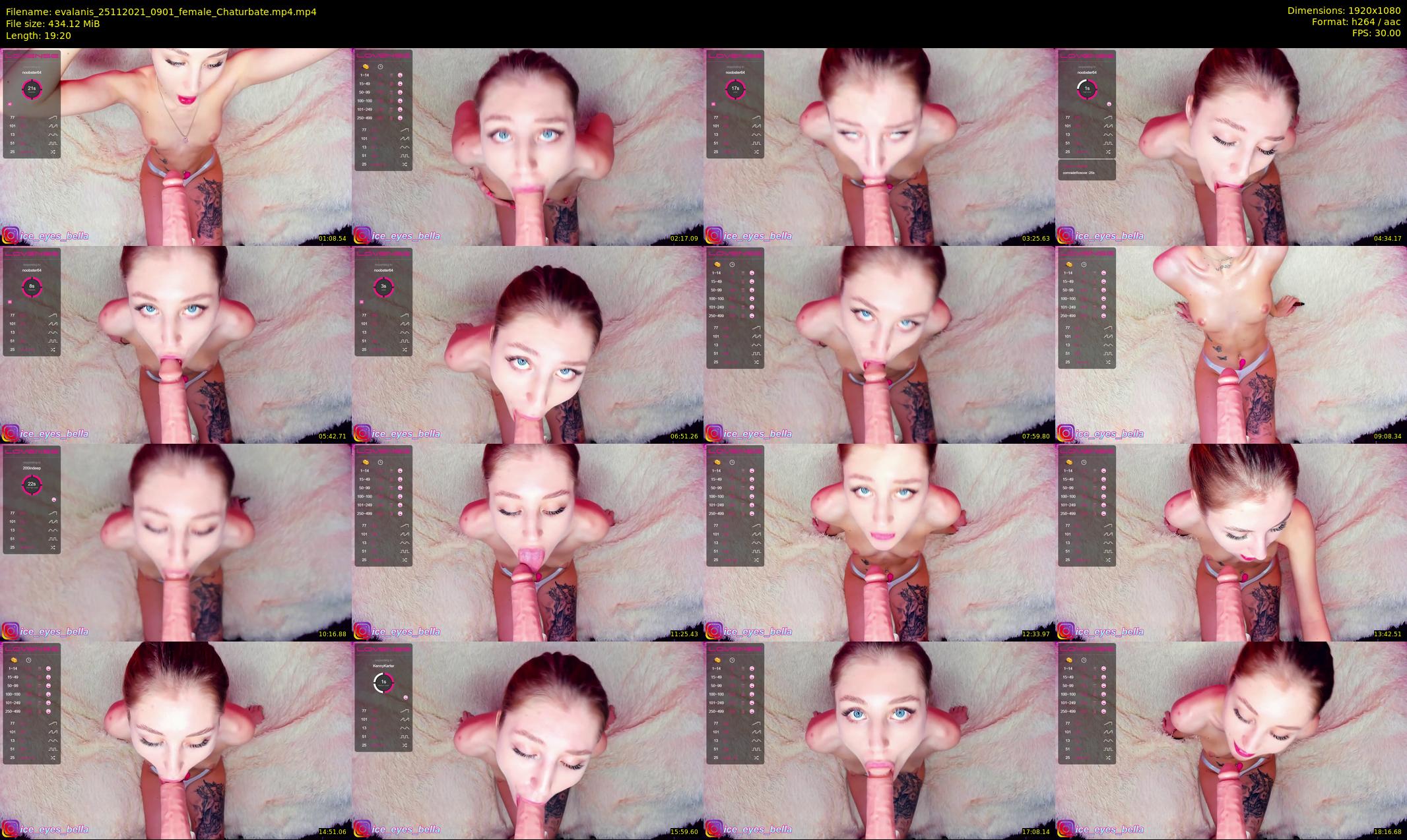 evalanis — 20 minute Chaturbate couple cam show recording, 1080p, Nov 25, 2021