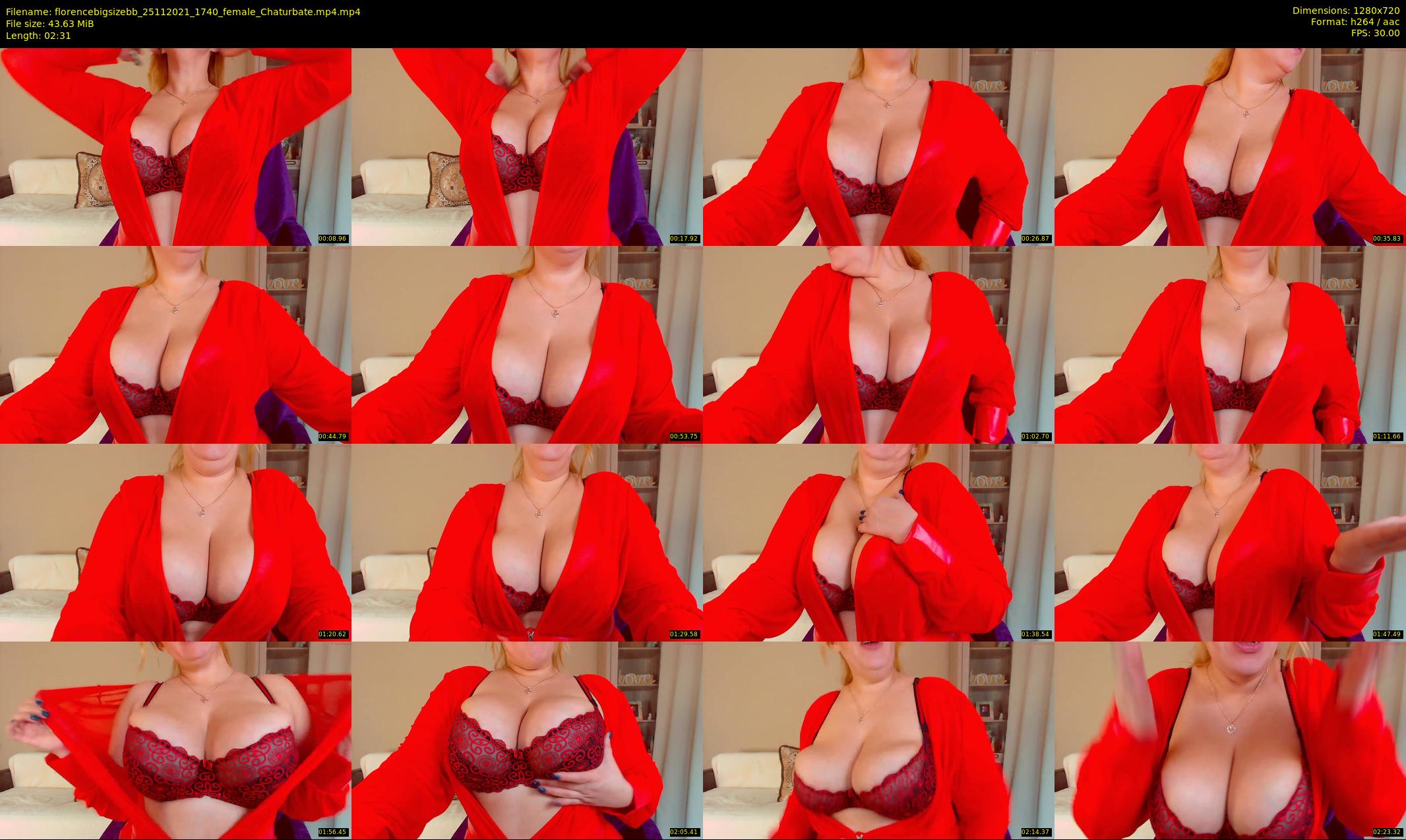 florencebigsizebb — 3 minute Chaturbate female cam show recording, 720p, Nov 25, 2021