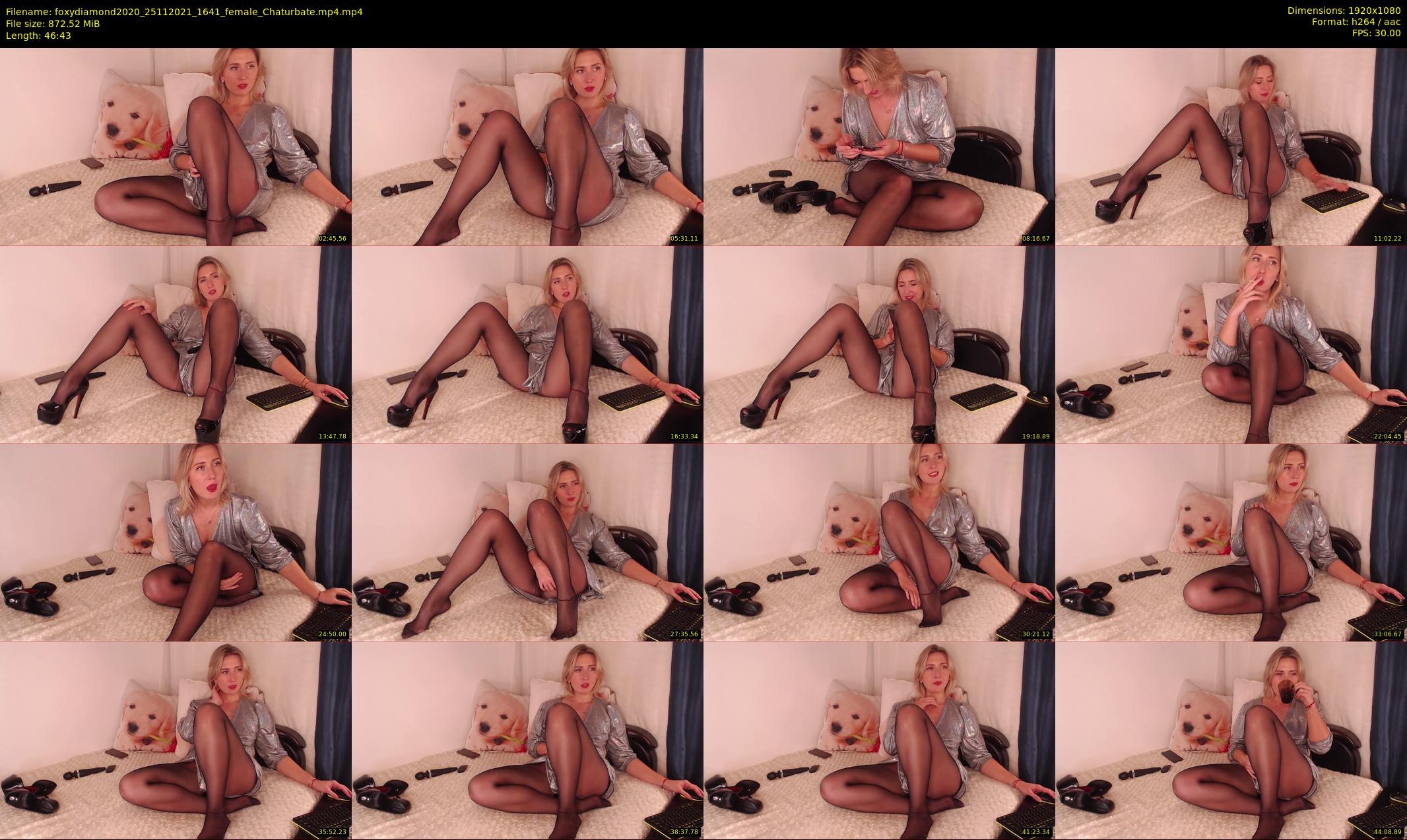 foxydiamond2020 — 47 minute Chaturbate female cam show recording, 1080p, Nov 25, 2021
