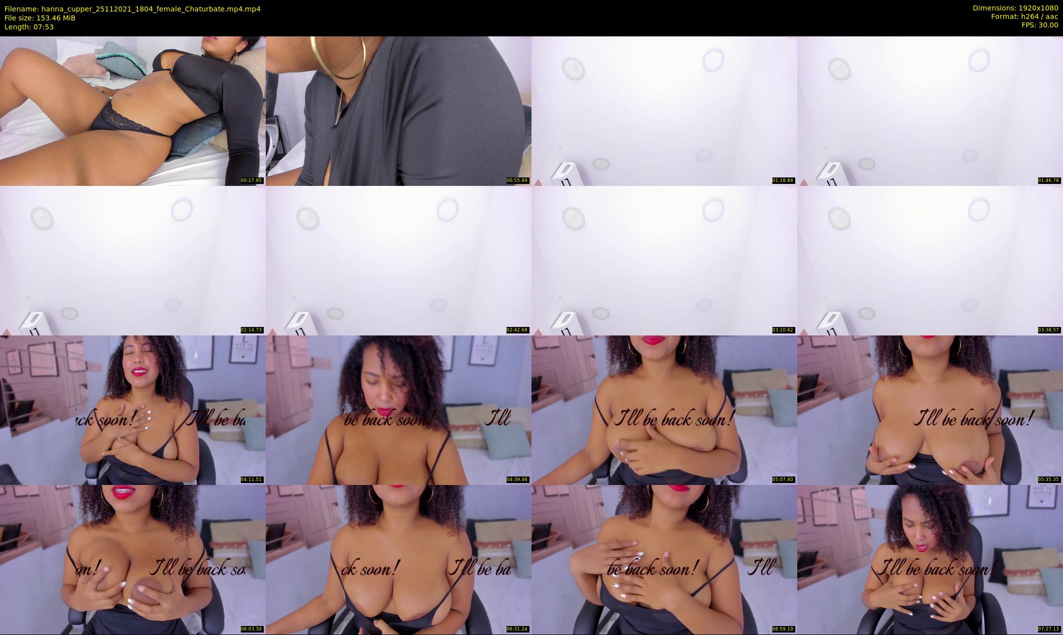 hanna_cupper — 8 minute Chaturbate female cam show recording, 1080p, Nov 25, 2021