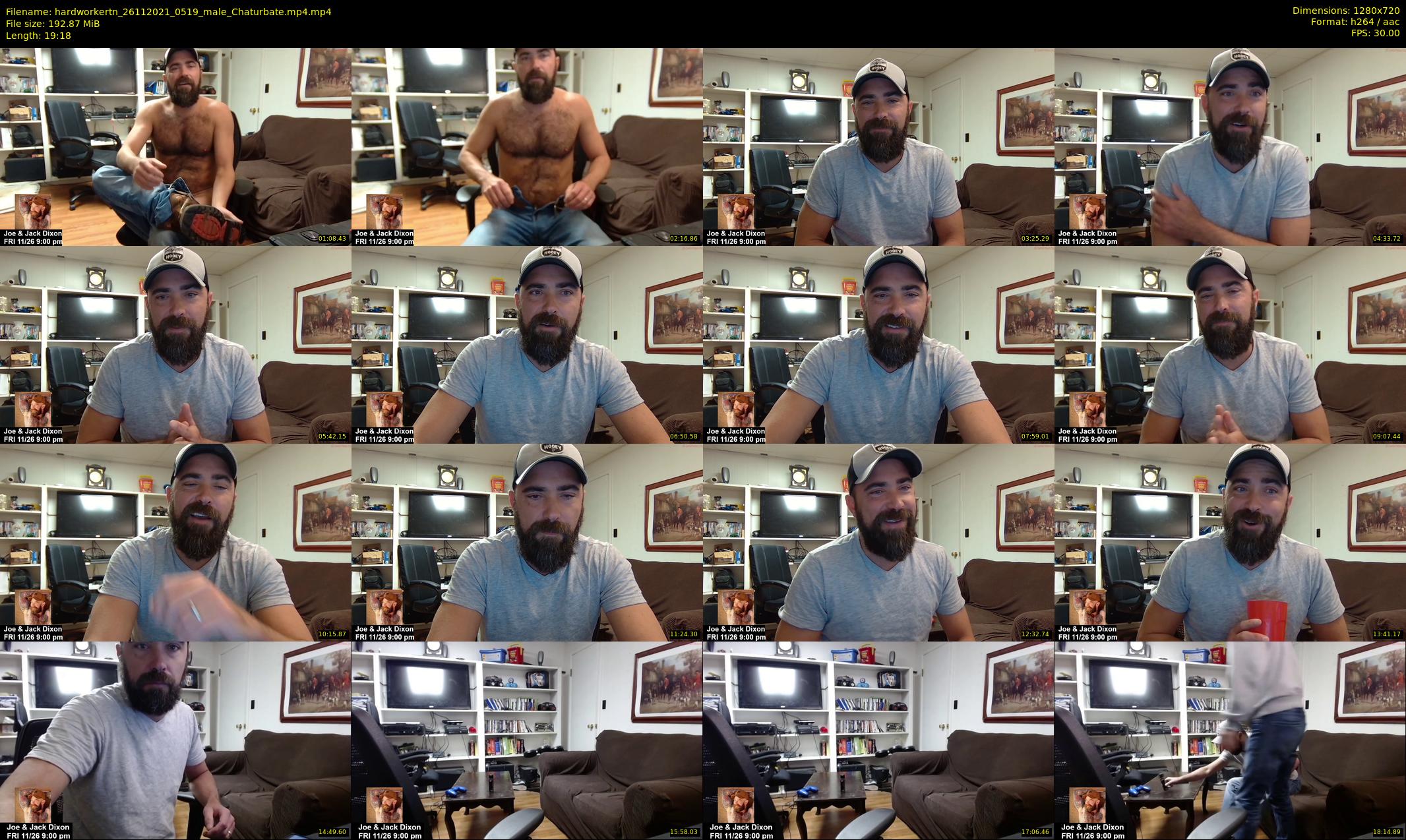 hardworkertn — 20 minute Chaturbate male cam show recording, 720p, Nov 26, 2021