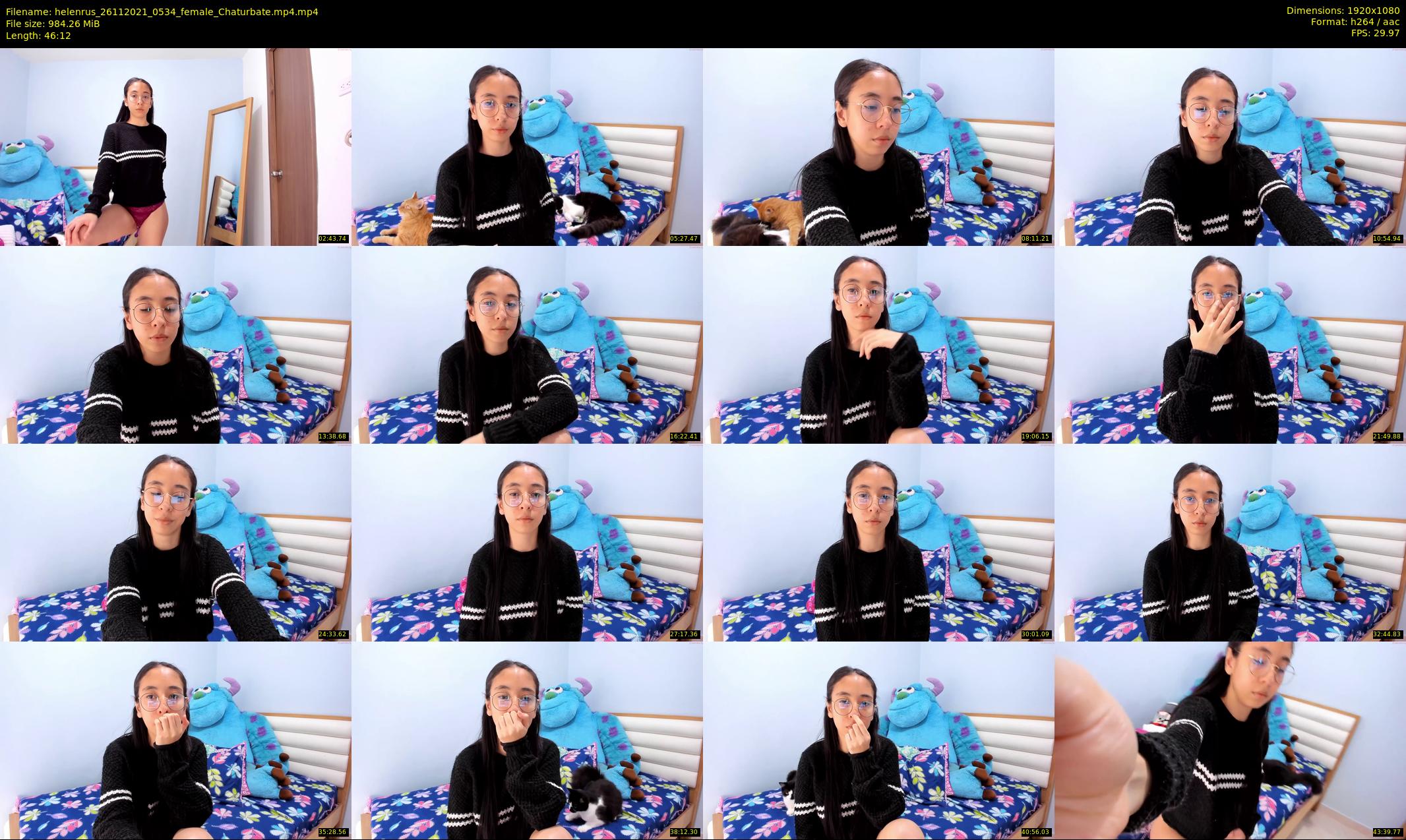 helenrus — 47 minute Chaturbate female cam show recording, 1080p, Nov 26, 2021