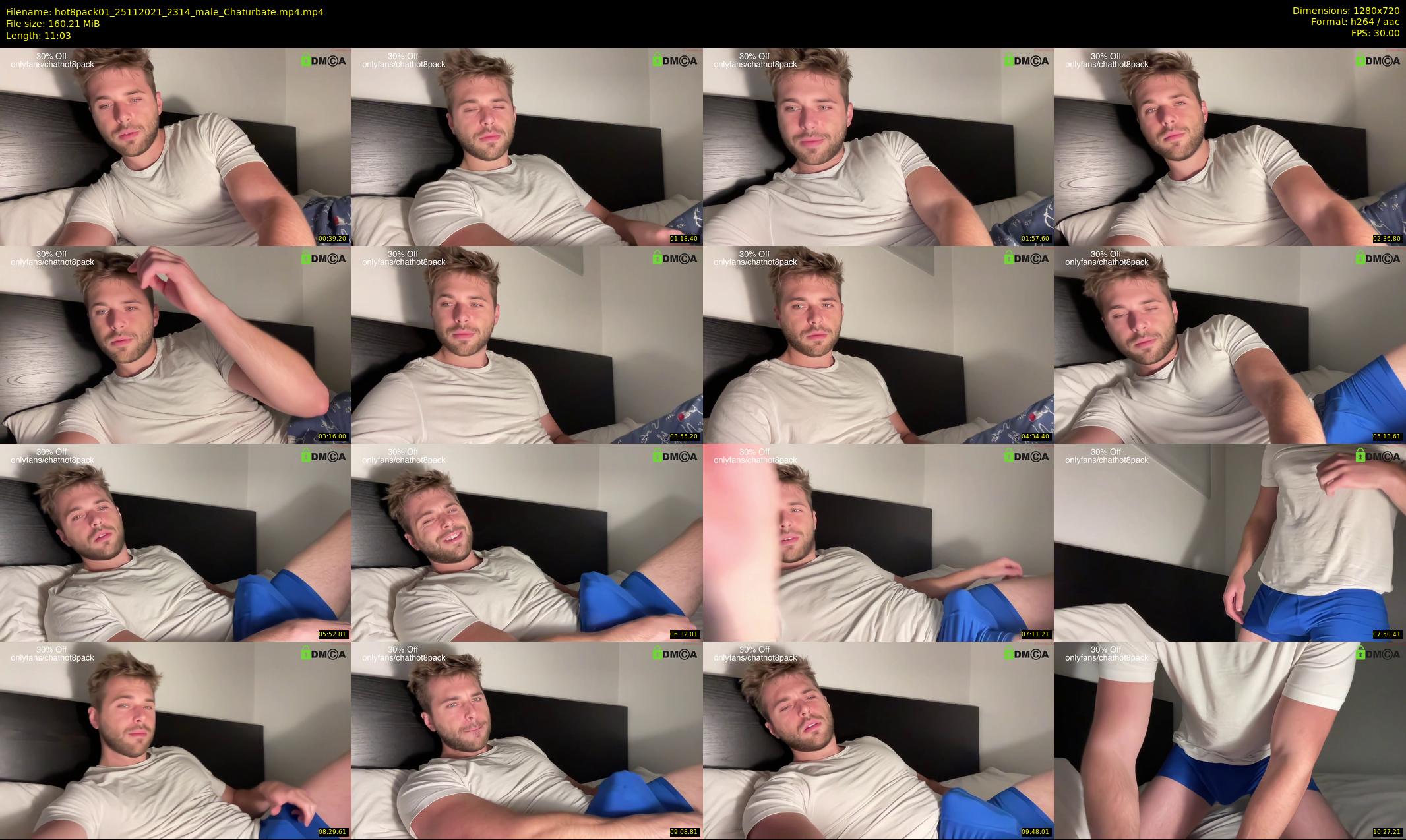 hot8pack01 — 12 minute Chaturbate male cam show recording, 720p, Nov 25, 2021