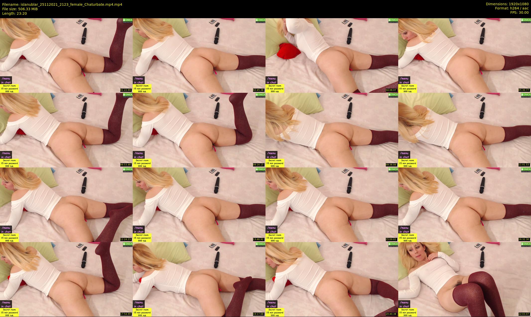 islanublar — 24 minute Chaturbate female cam show recording, 1080p, Nov 25, 2021