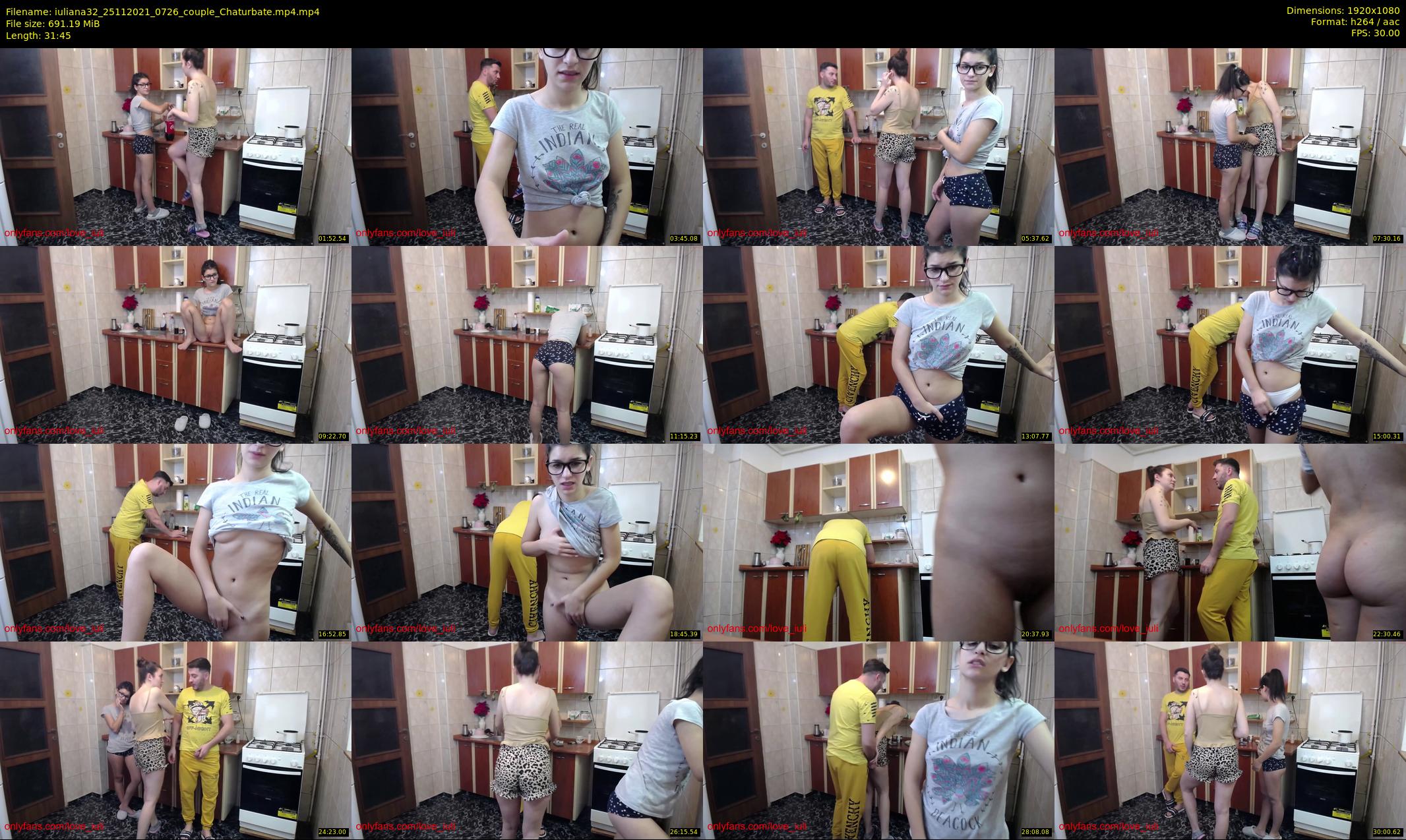 iuliana32 — 32 minute Chaturbate couple cam show recording, 1080p, Nov 25, 2021