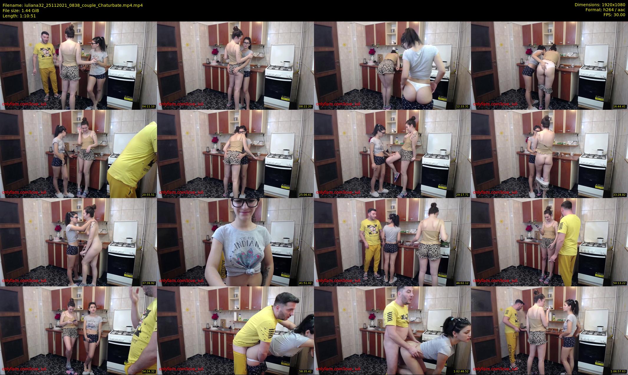 iuliana32 — 71 minute Chaturbate couple cam show recording, 1080p, Nov 25, 2021