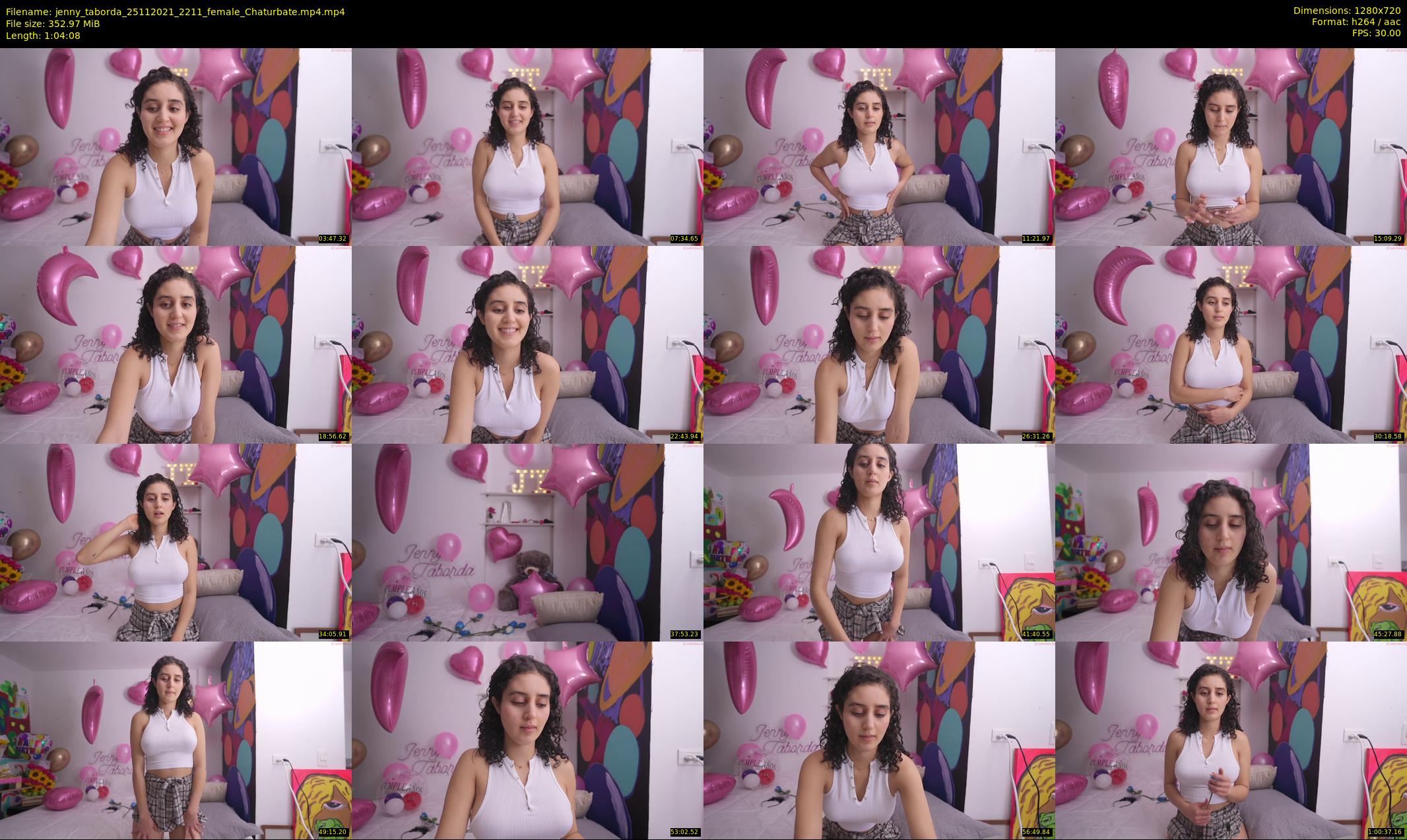 jenny_taborda — 65 minute Chaturbate female cam show recording, 720p, Nov 25, 2021