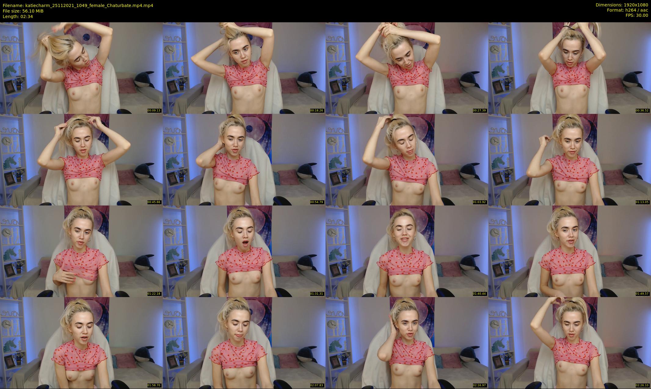katiecharm — 3 minute Chaturbate female cam show recording, 1080p, Nov 25, 2021