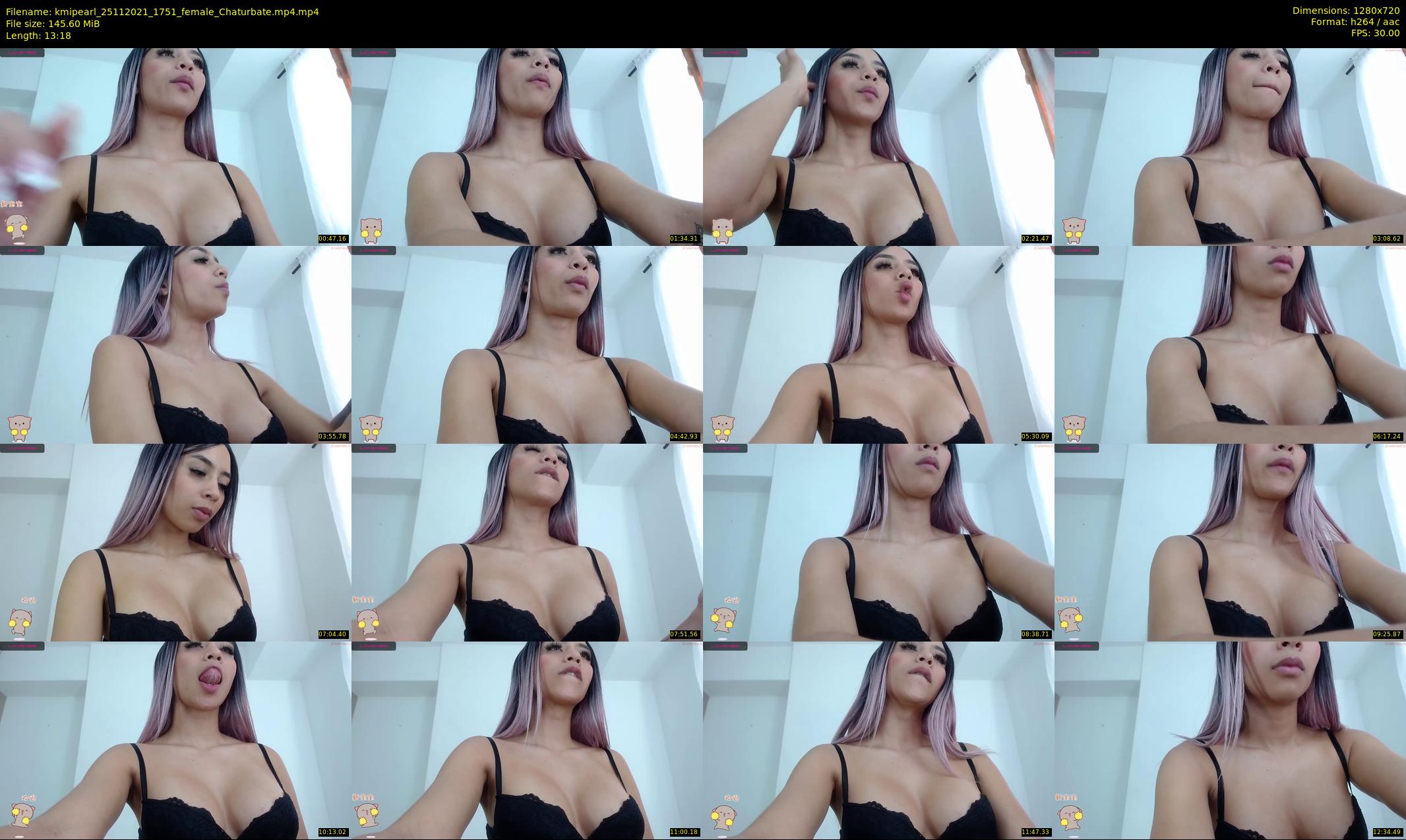 kmipearl — 14 minute Chaturbate female cam show recording, 720p, Nov 25, 2021