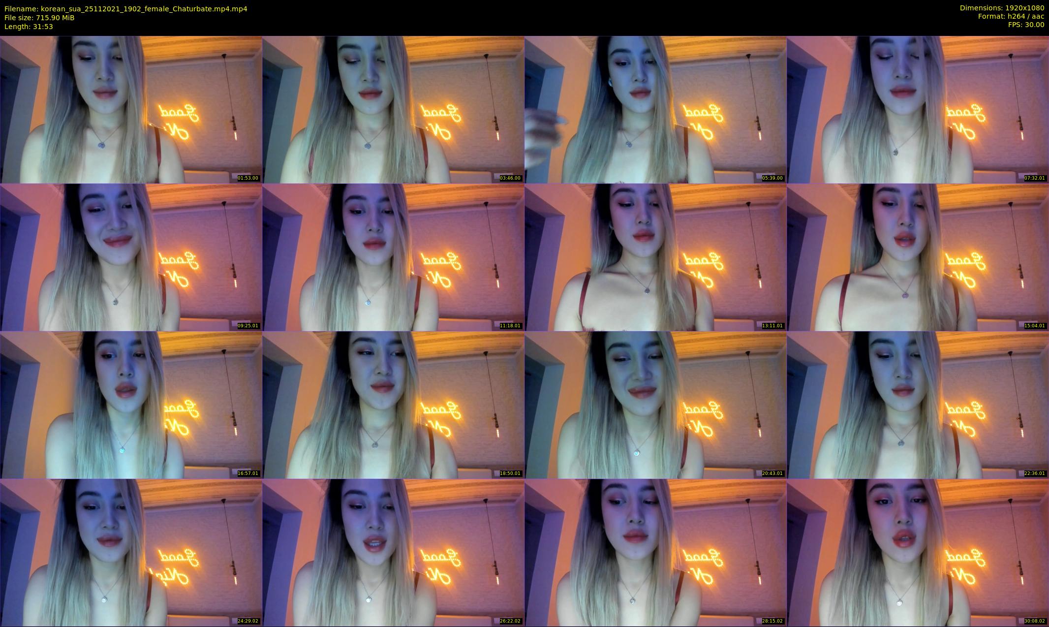 korean_sua — 32 minute Chaturbate female cam show recording, 1080p, Nov 25, 2021