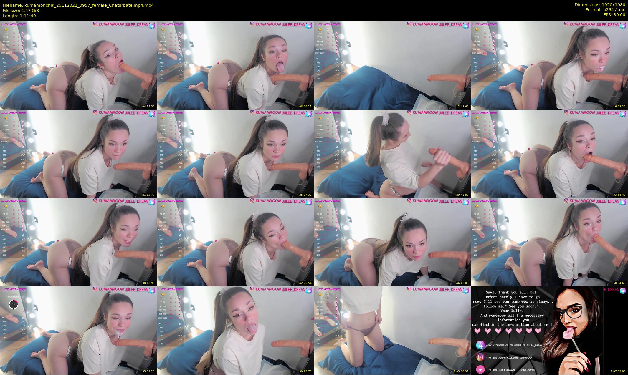 kumamonchik — 72 minute Chaturbate couple cam show recording, 1080p, Nov 25, 2021