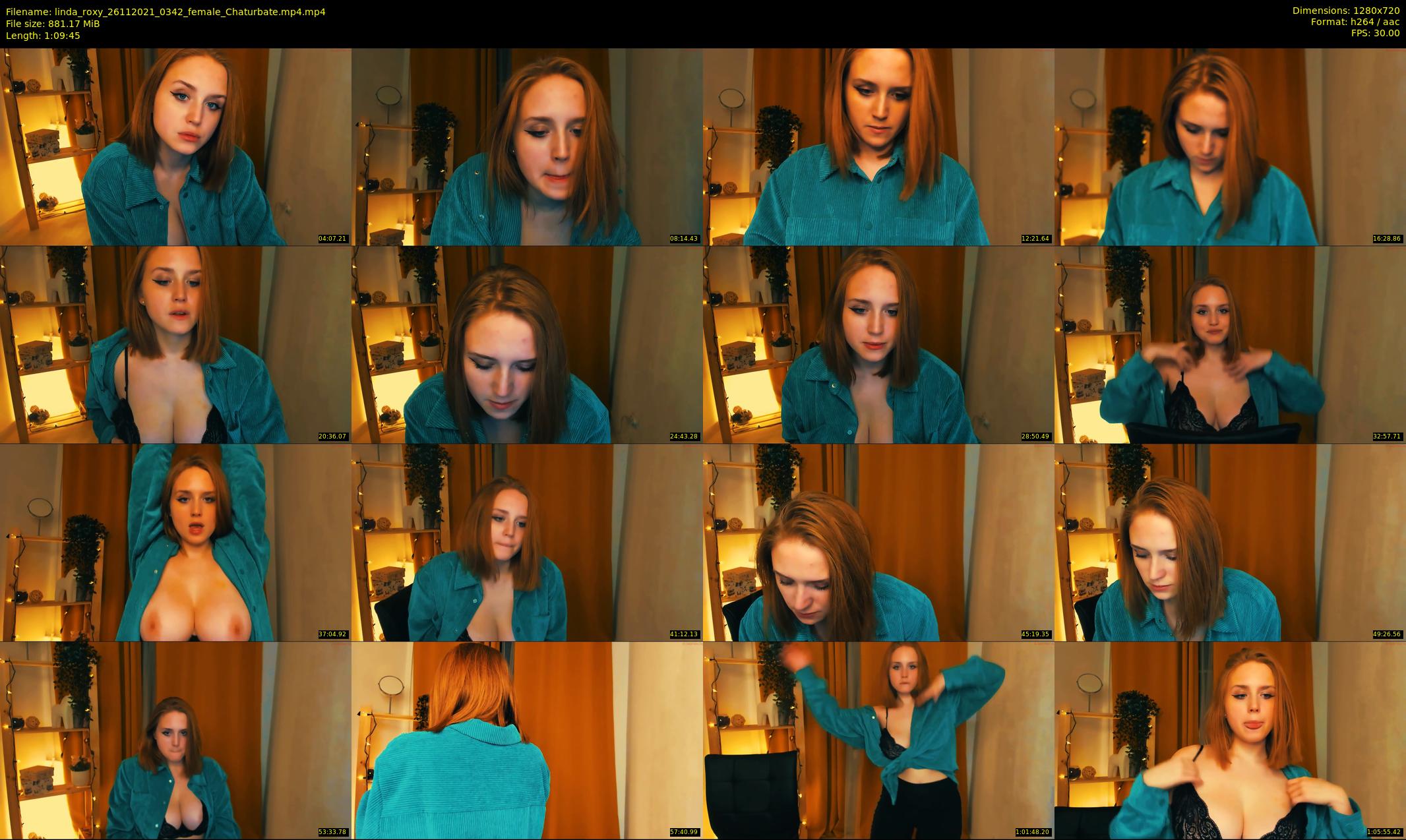 linda_roxy — 70 minute Chaturbate female cam show recording, 720p, Nov 26, 2021