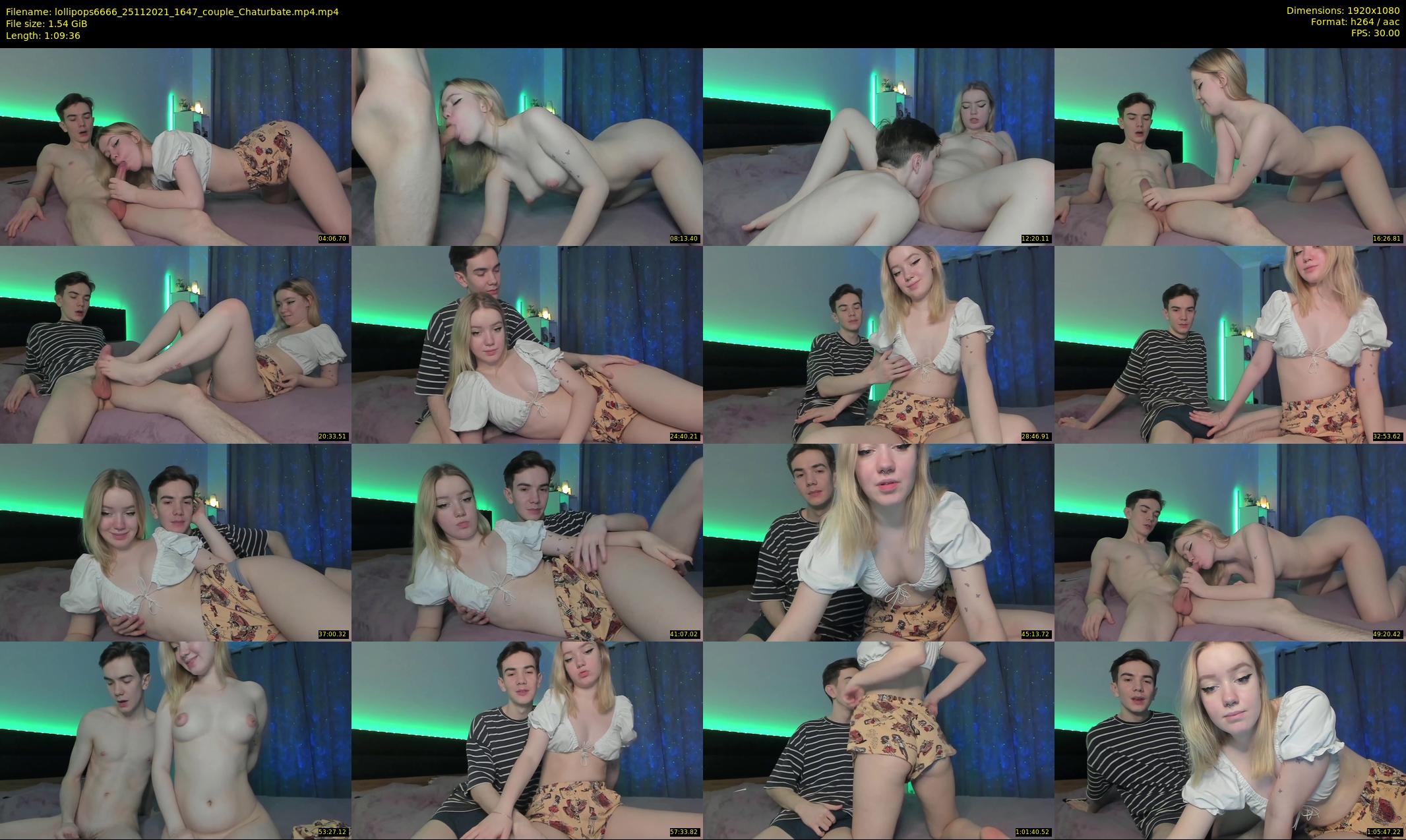 lollipops6666 — 70 minute Chaturbate couple cam show recording, 1080p, Nov 25, 2021