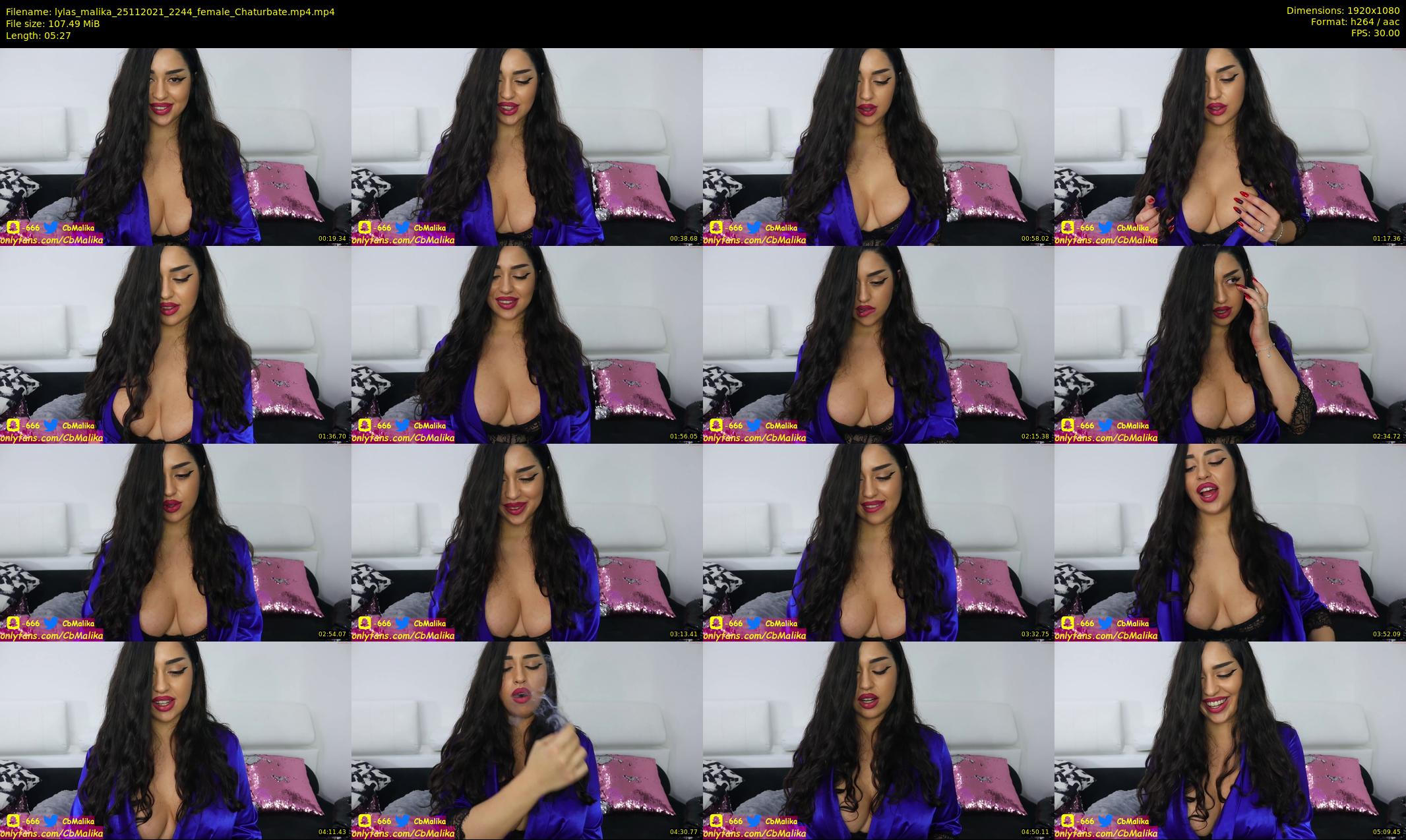 lylas_malika — 6 minute Chaturbate female cam show recording, 1080p, Nov 25, 2021