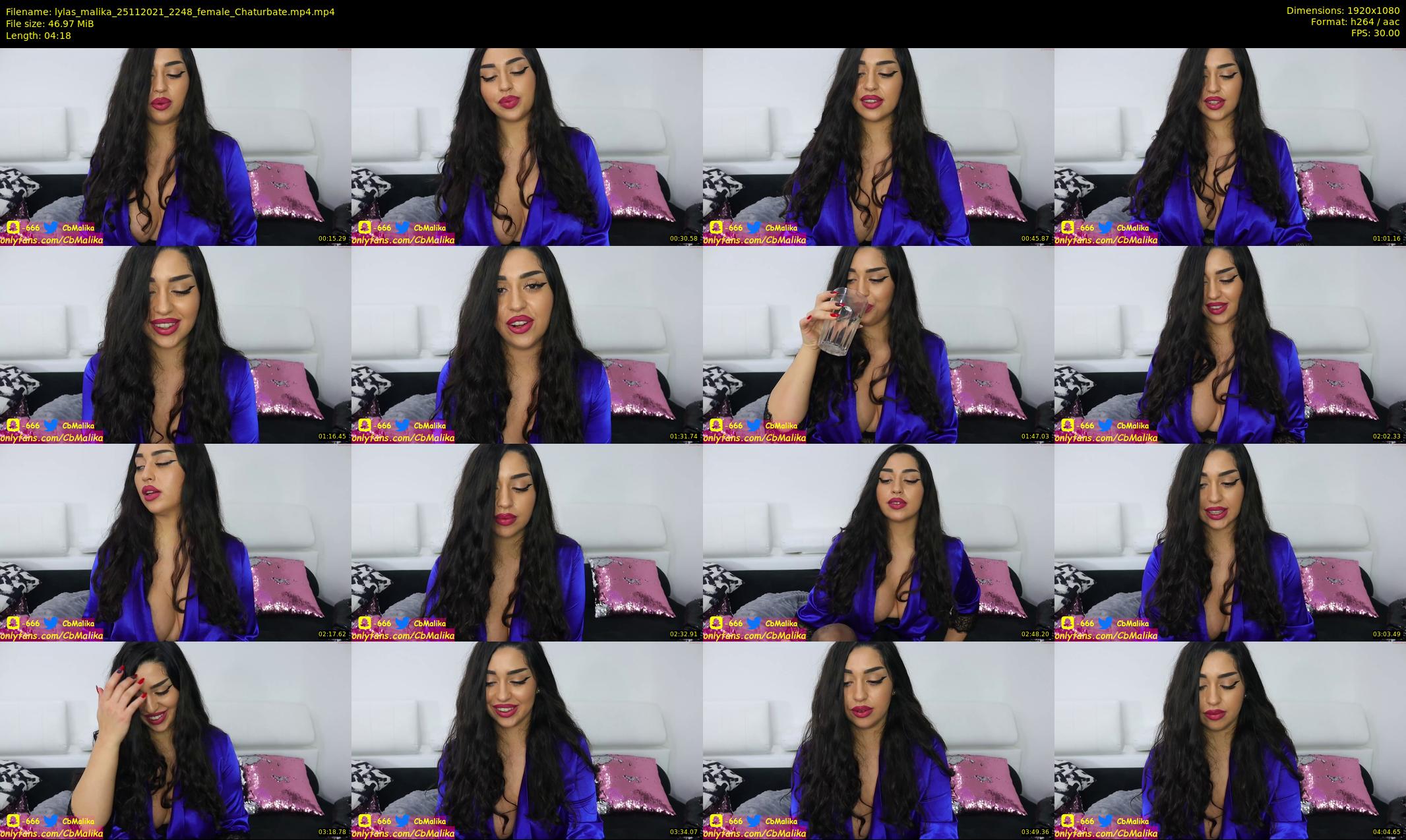 lylas_malika — 5 minute Chaturbate female cam show recording, 1080p, Nov 25, 2021