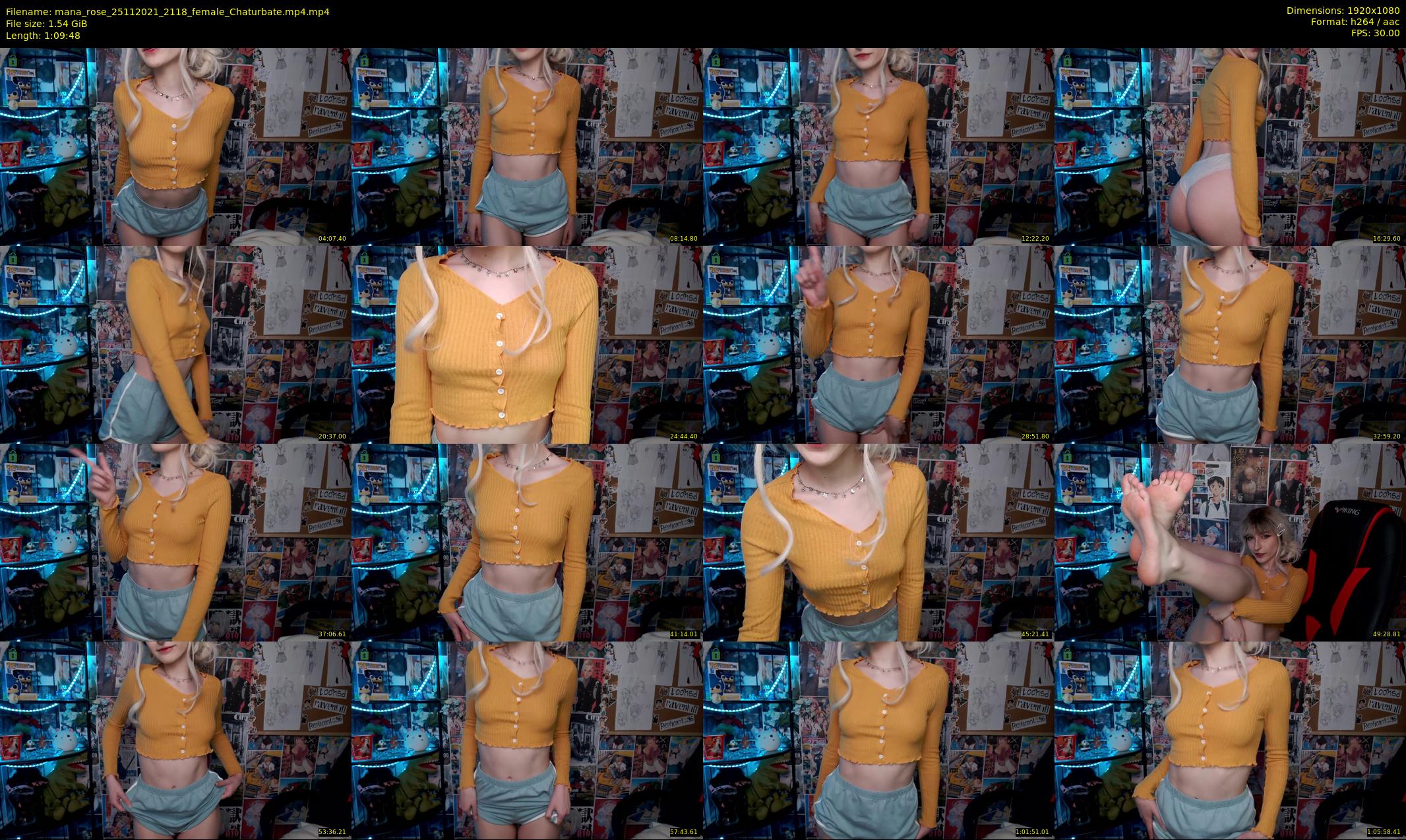 mana_rose — 70 minute Chaturbate female cam show recording, 1080p, Nov 25, 2021