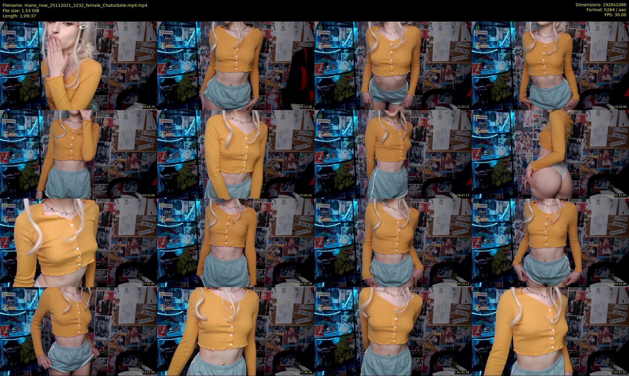 mana_rose — 70 minute Chaturbate female cam show recording, 1080p, Nov 25, 2021