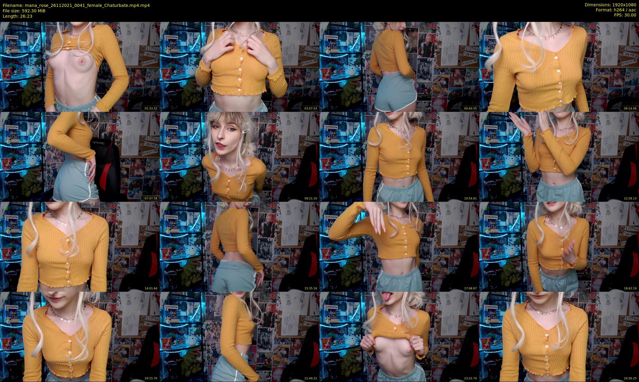 mana_rose — 27 minute Chaturbate female cam show recording, 1080p, Nov 26, 2021